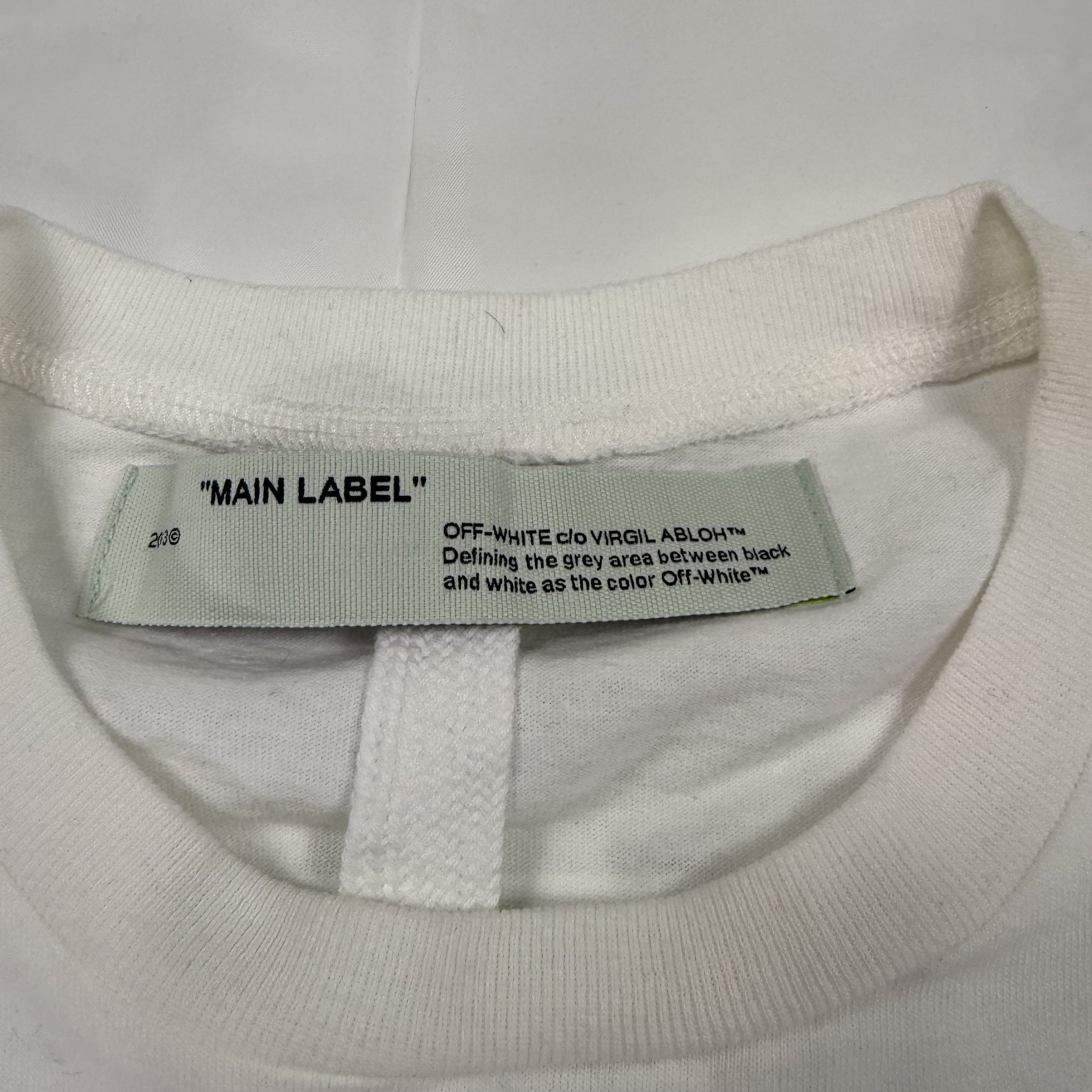 Off-White Off-White Cabin Baggage Long Sleeve T-Shirt White Mens XL Size US XL / EU 56 / 4 - 5 Thumbnail