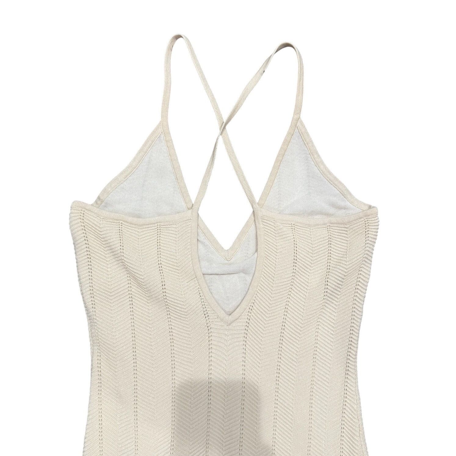 Ronny Kobo Ronny Kobo X RTR Crochet Knit Dress in White, Size M Size M / US 6-8 / IT 42-44 - 8 Thumbnail