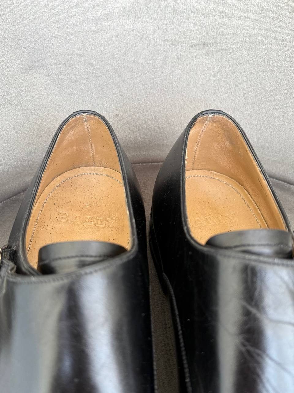 Bally Bally Scardino mens Black Leather Monks monk strap shoes Size US 11.5 / EU 44-45 - 10 Thumbnail