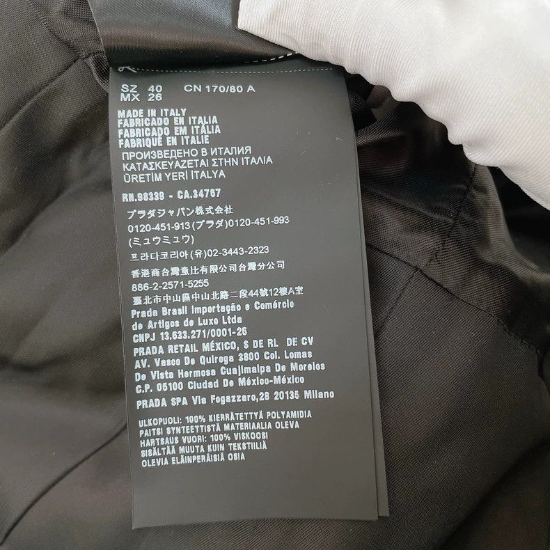 Prada Prada Black casual jacket Size S / US 4 / IT 40 - 8 Thumbnail