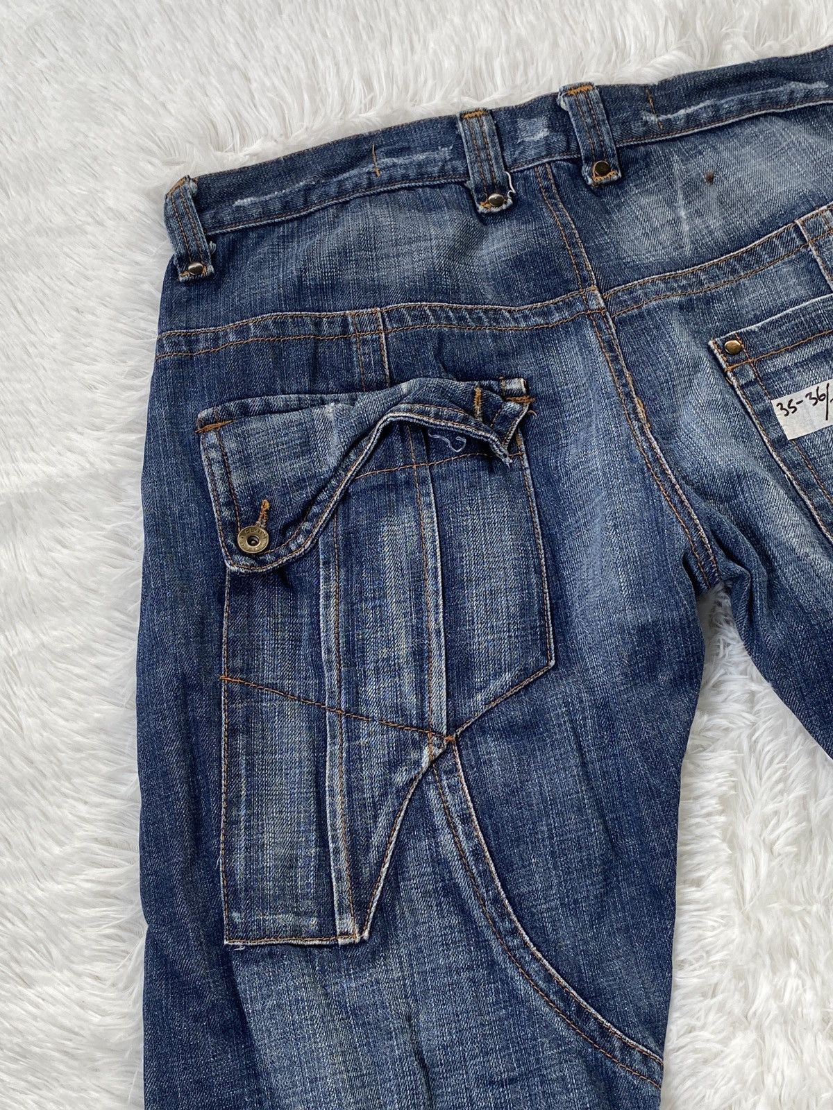 G-Star RAW made in ITALY Denim cargo pant rare Size US 36 / EU 52 - 12 Thumbnail