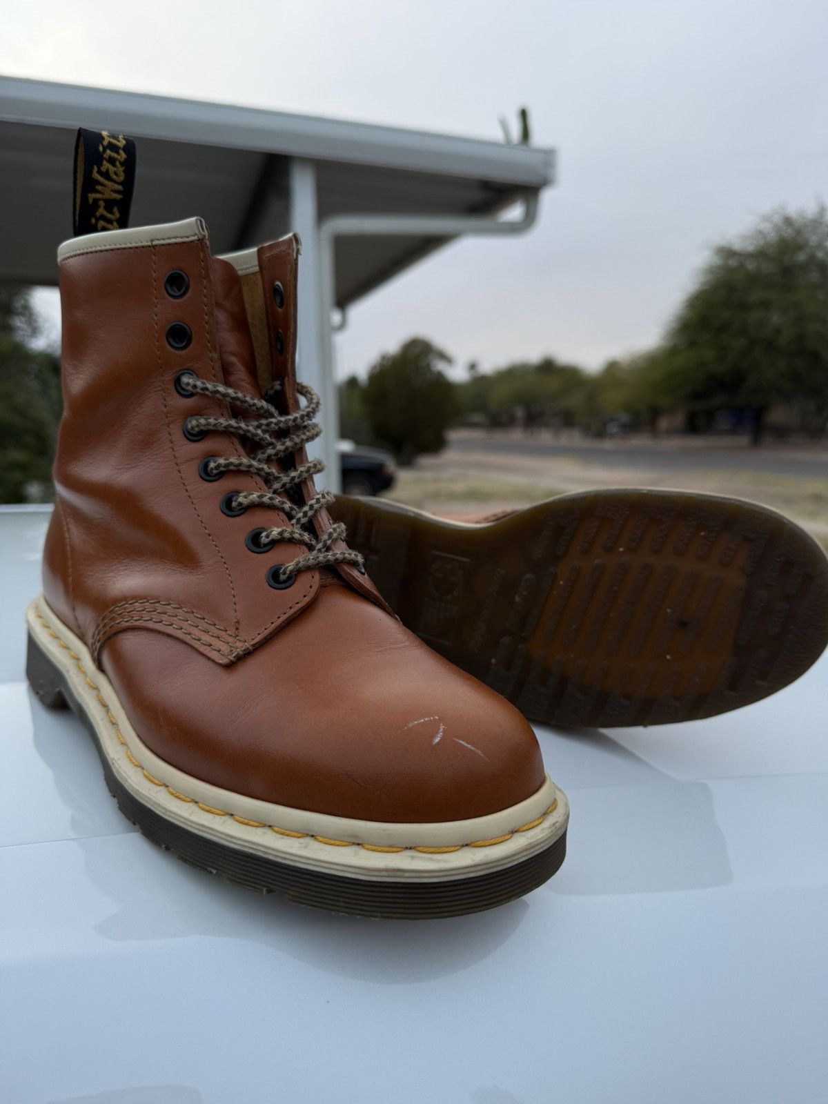 Dr. Martens Brown leather Dr. Martens 1460 boots Size US 8 / EU 41 - 1 Thumbnail