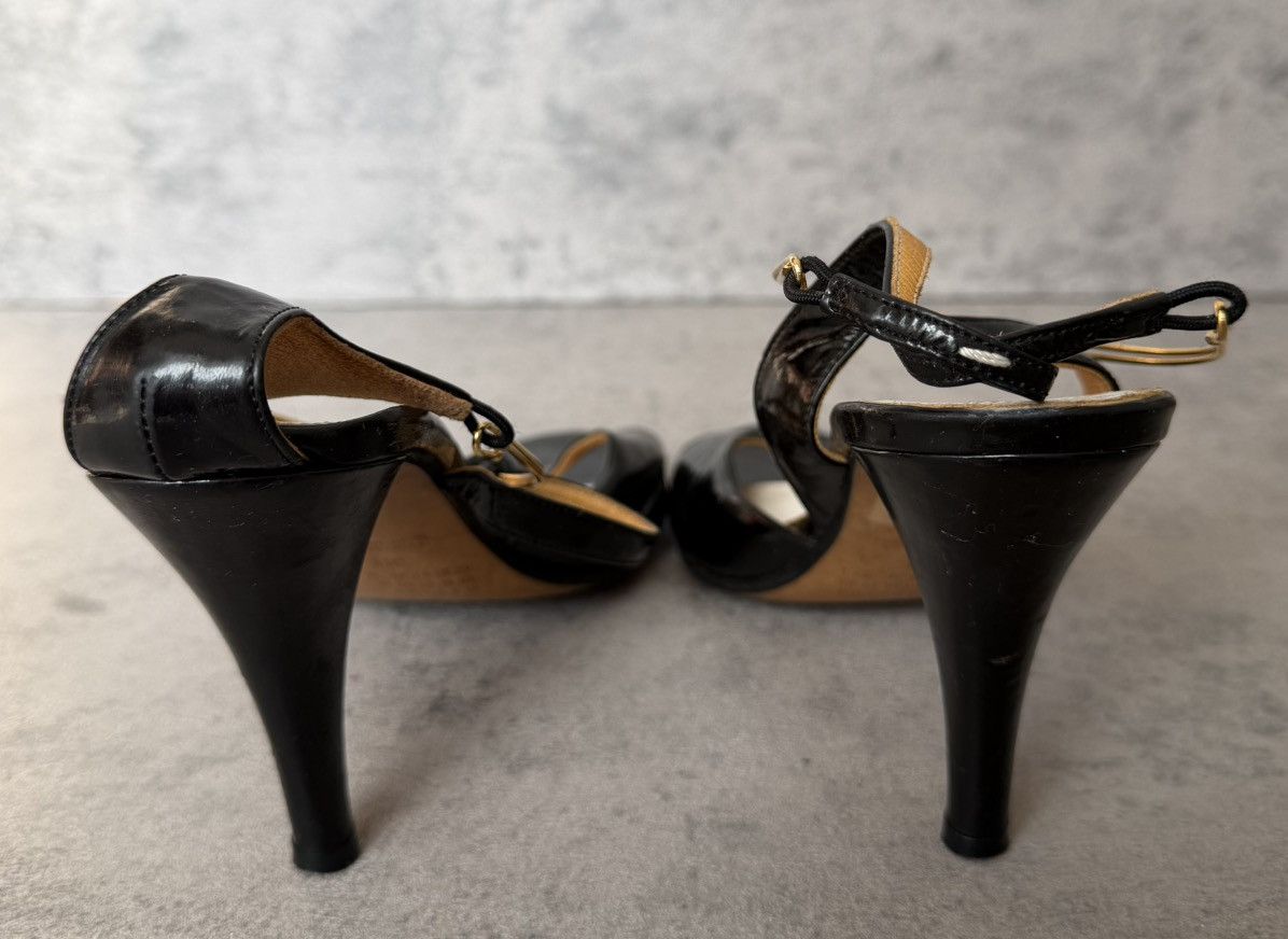 Maison Margiela MAISON MARGIELA - AW05 LINE 22 GOLD BANGLE STRAP HIGH-HEELS Size US 8 / IT 38 - 4 Thumbnail