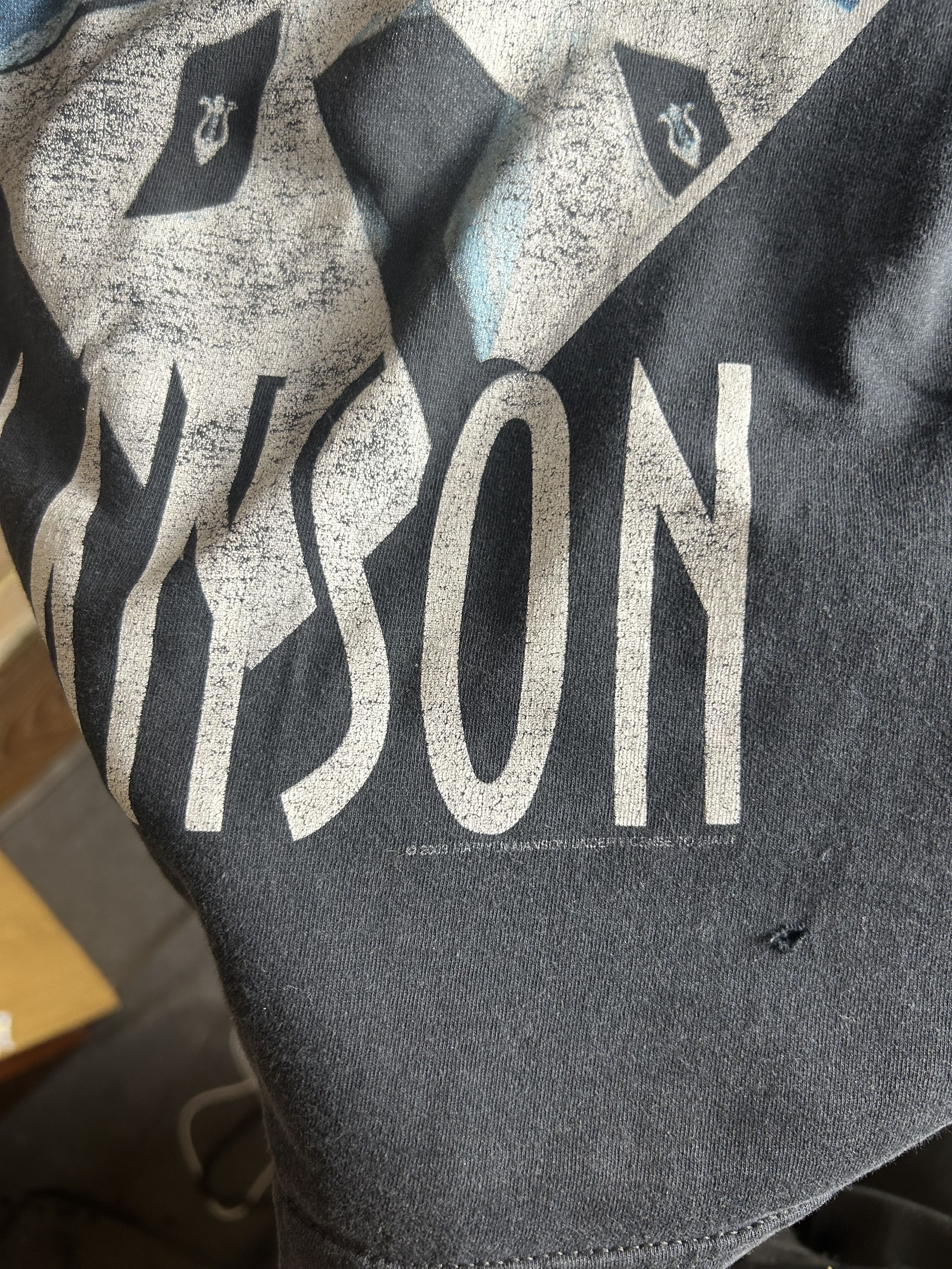 Band Tees Vintage 2003 Marilyn Manson Rock Band Tour T-shirt Size US M / EU 48-50 / 2 - 9 Thumbnail