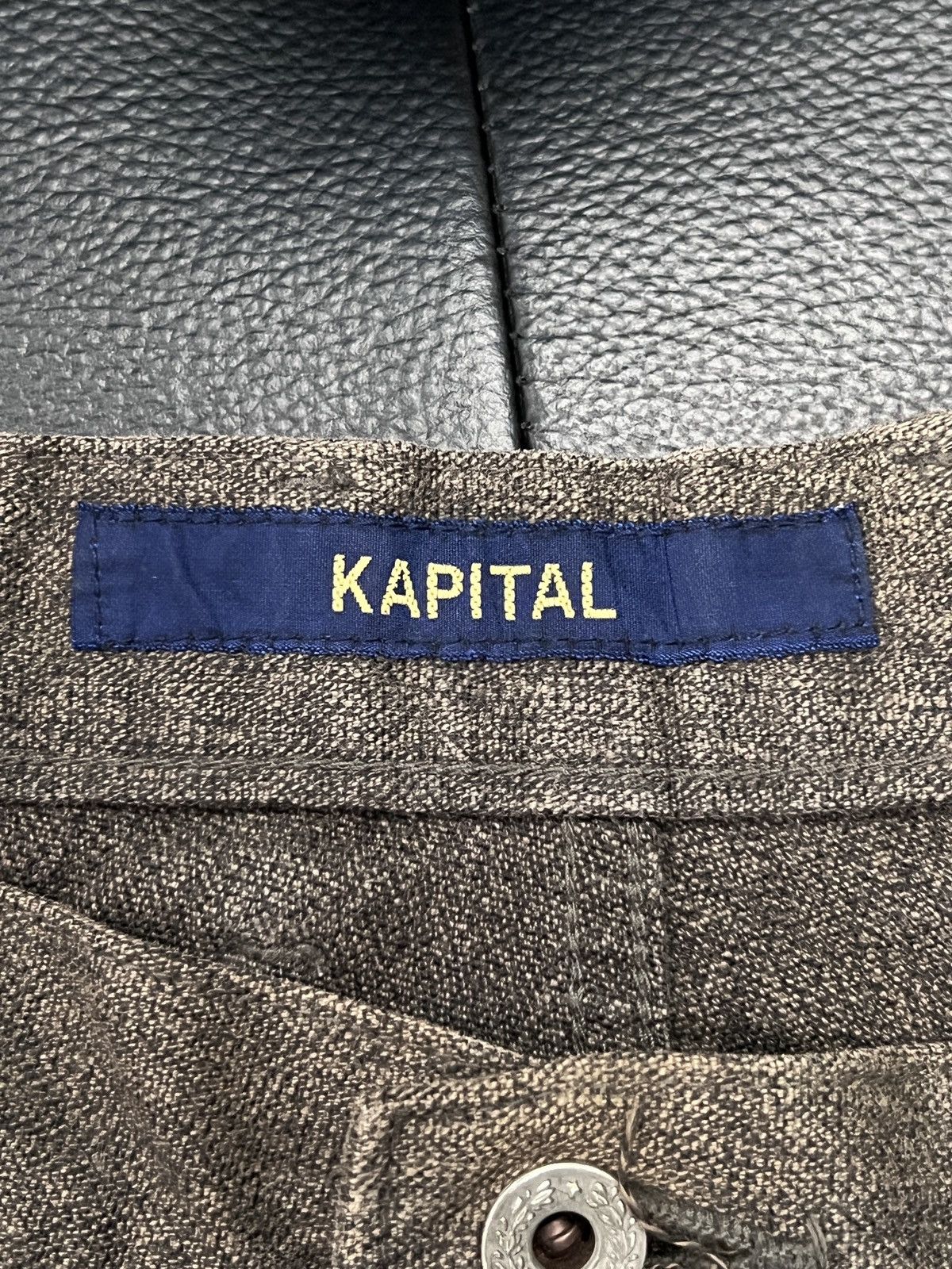 Kapital Kapital Leather Strap Pocket Riding Pants Size US 32 / EU 48 - 10 Thumbnail