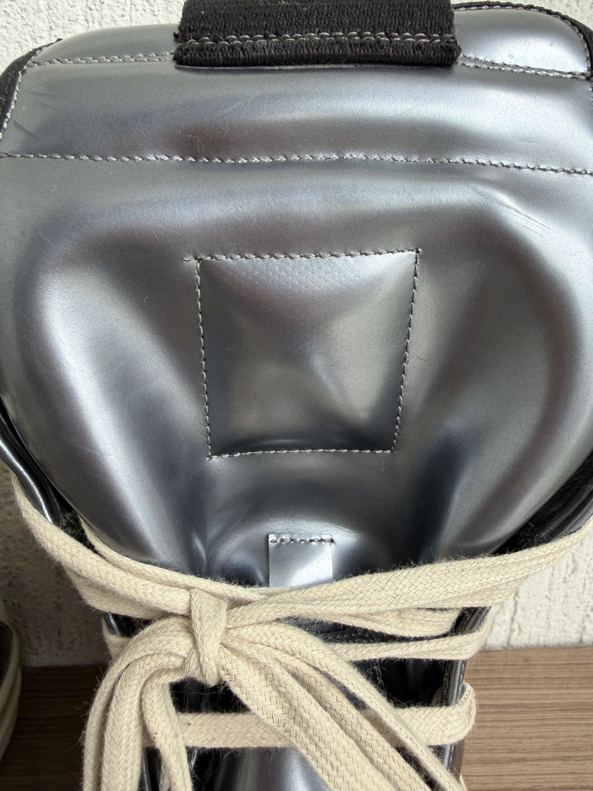 Rick Owens E15 metallic silver Geobasket Size US 10 / EU 43 - 12 Thumbnail