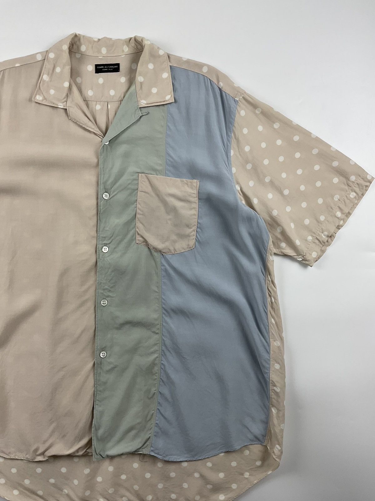 Comme des Garcons Homme Plus Comme des Garcons Homme Plus SS89 Multicolor Polka Dot Shirt Size US XL / EU 56 / 4 - 8 Thumbnail