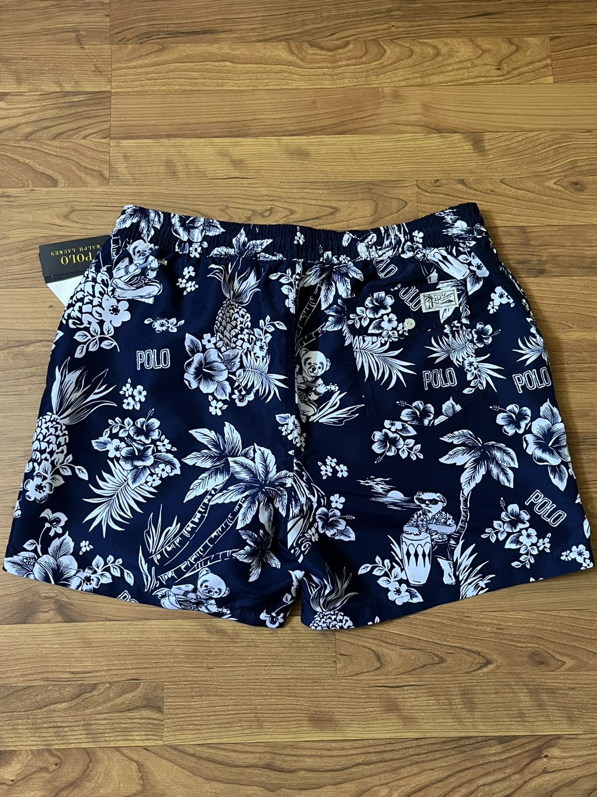 Polo Ralph Lauren Polo Ralph Lauren Polo Bear Tropical Print Men’s Swim Trunk Size US 34 / EU 50 - 4 Thumbnail
