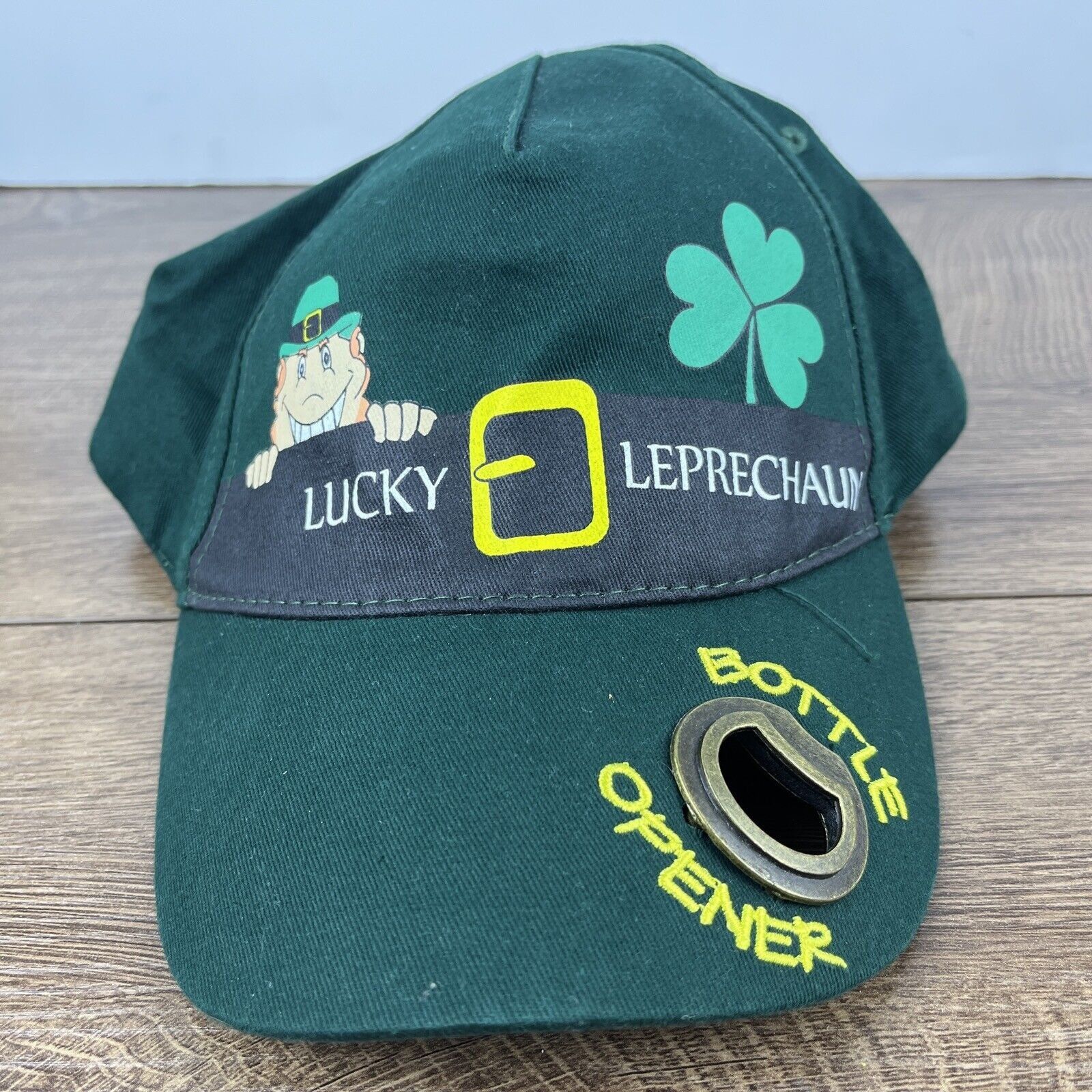 Other Lucky Leprechaun Hat Bottle Opener Green Hat Adjustable Adul Size ONE SIZE - 2 Thumbnail