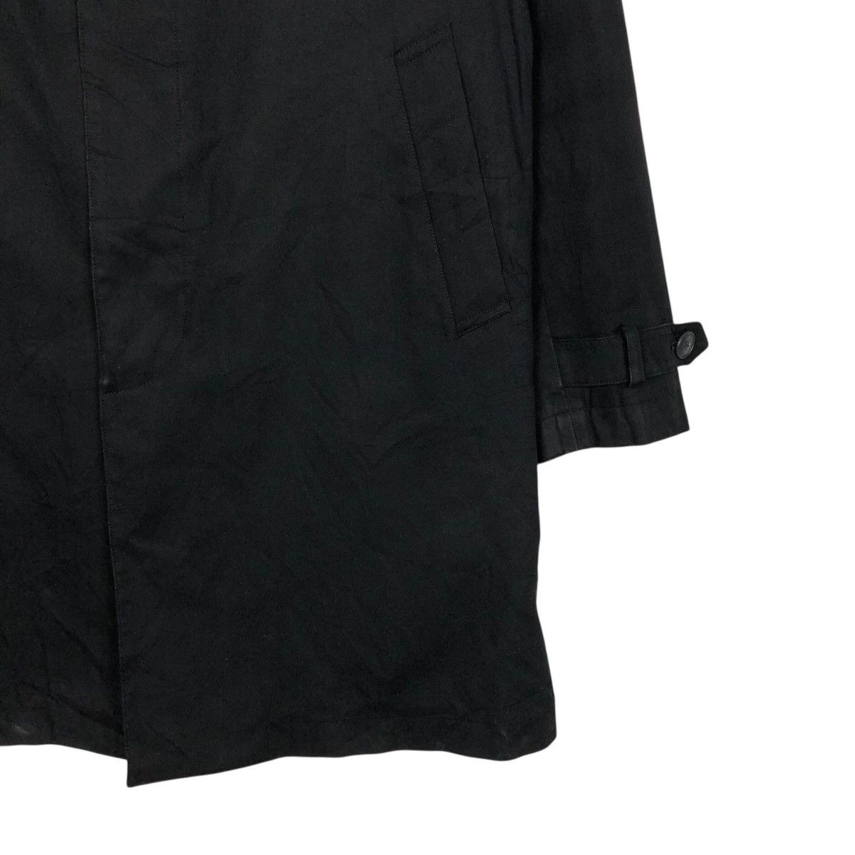 Japanese Brand SHIPS Archival Noir Tech-Twill Overcoat Issey Miyake Size US M / EU 48-50 / 2 - 7 Thumbnail