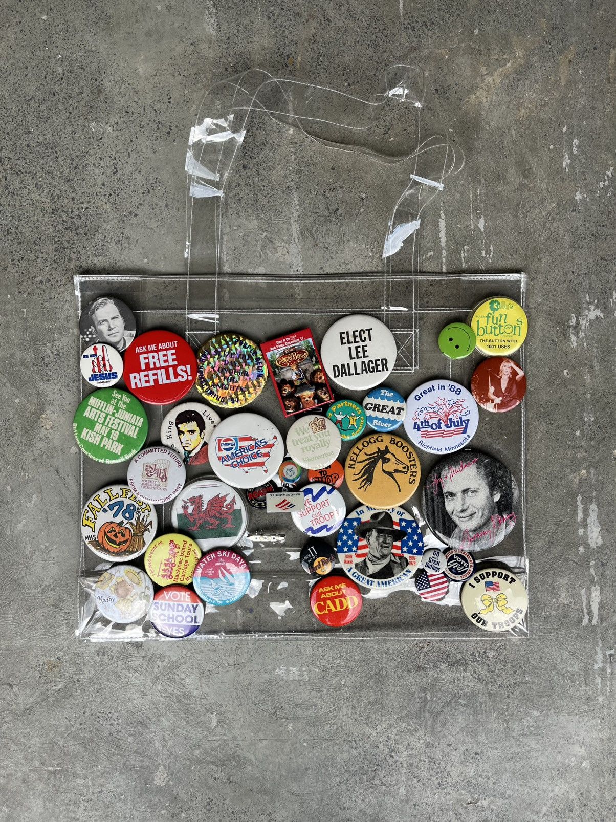Other 1 of 1 unknown archive x permission only pin tote bag Size ONE SIZE - 1 Thumbnail