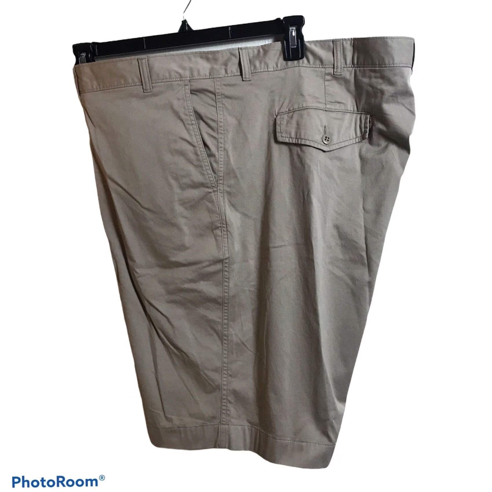 Cremieux CREMIEUX Mens Big & Tall Khaki Shorts - 50 Size Fit Size US 34 / EU 50 - 3 Thumbnail