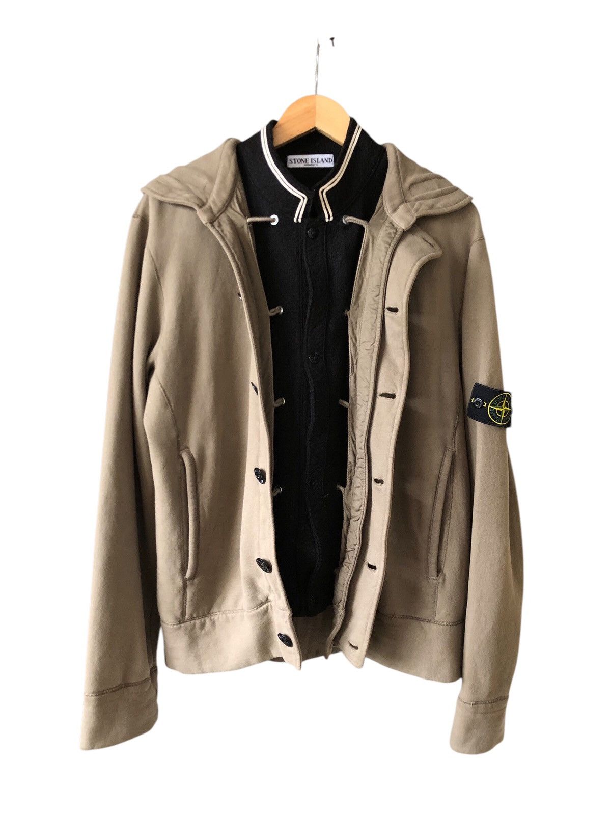 Stone Island Vintage Stone Island Inner Blanket Jacket Hoodie Autumn 2006 Size US L / EU 52-54 / 3 - 3 Thumbnail