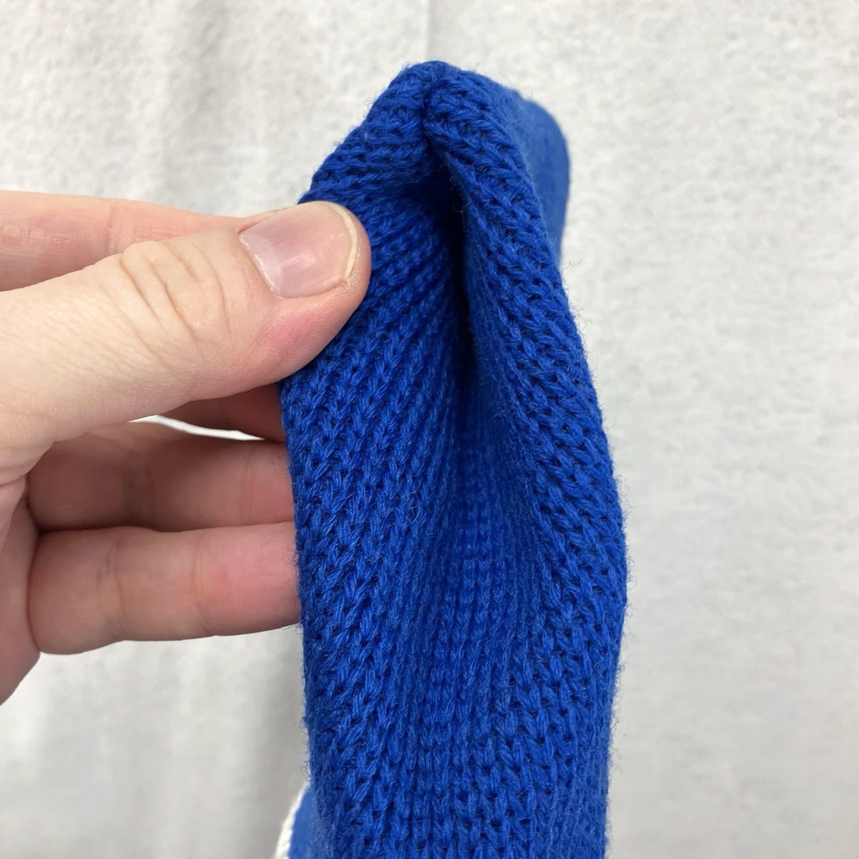 Vintage VINTAGE Wigwam Wool Beanie Ski Cap One Size Blue 1970s Geometric Made in USA Size ONE SIZE - 6 Thumbnail