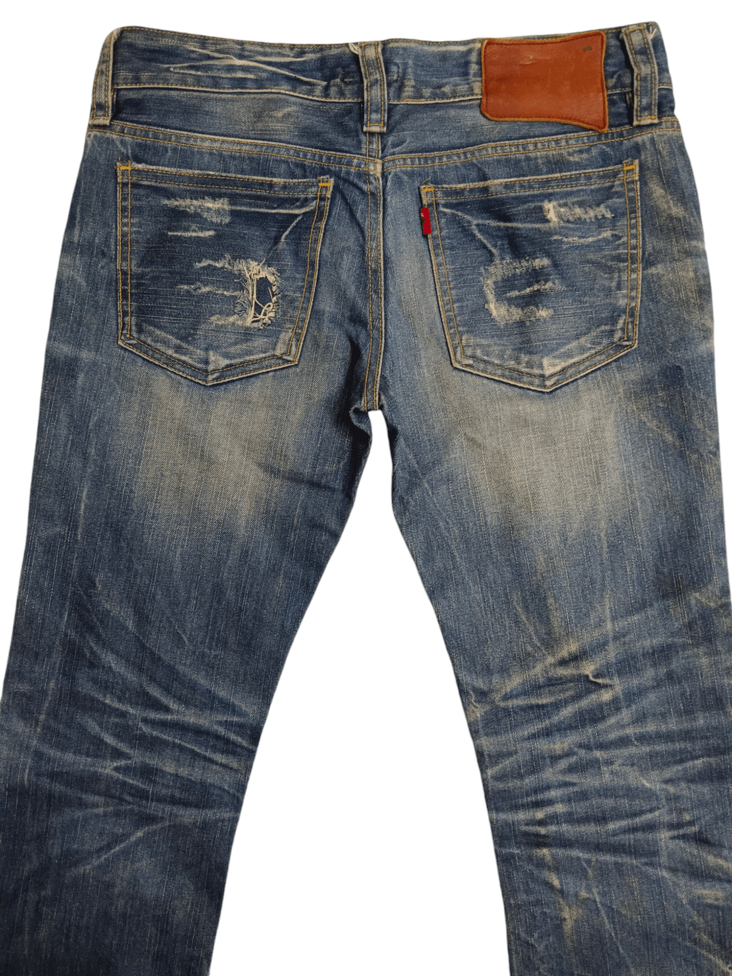 Japanese Brand 💥MARAXIA💥 Mudmax Super Flare Denim Size US 32 / EU 48 - 4 Thumbnail