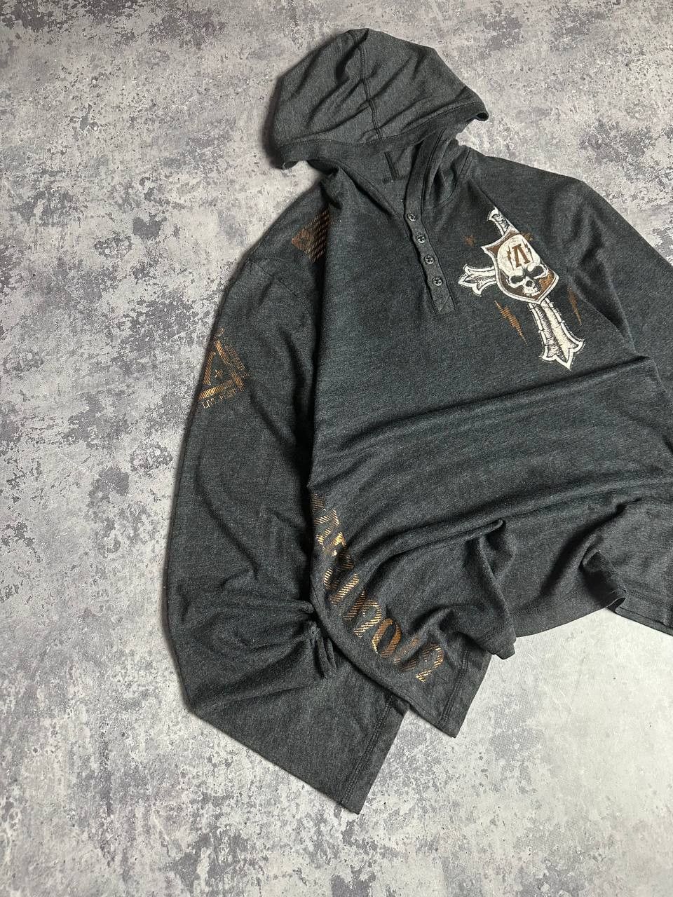 Affliction Crazy rare cyber y2k affliction longsleeve shirt Size US M / EU 48-50 / 2 - 6 Thumbnail