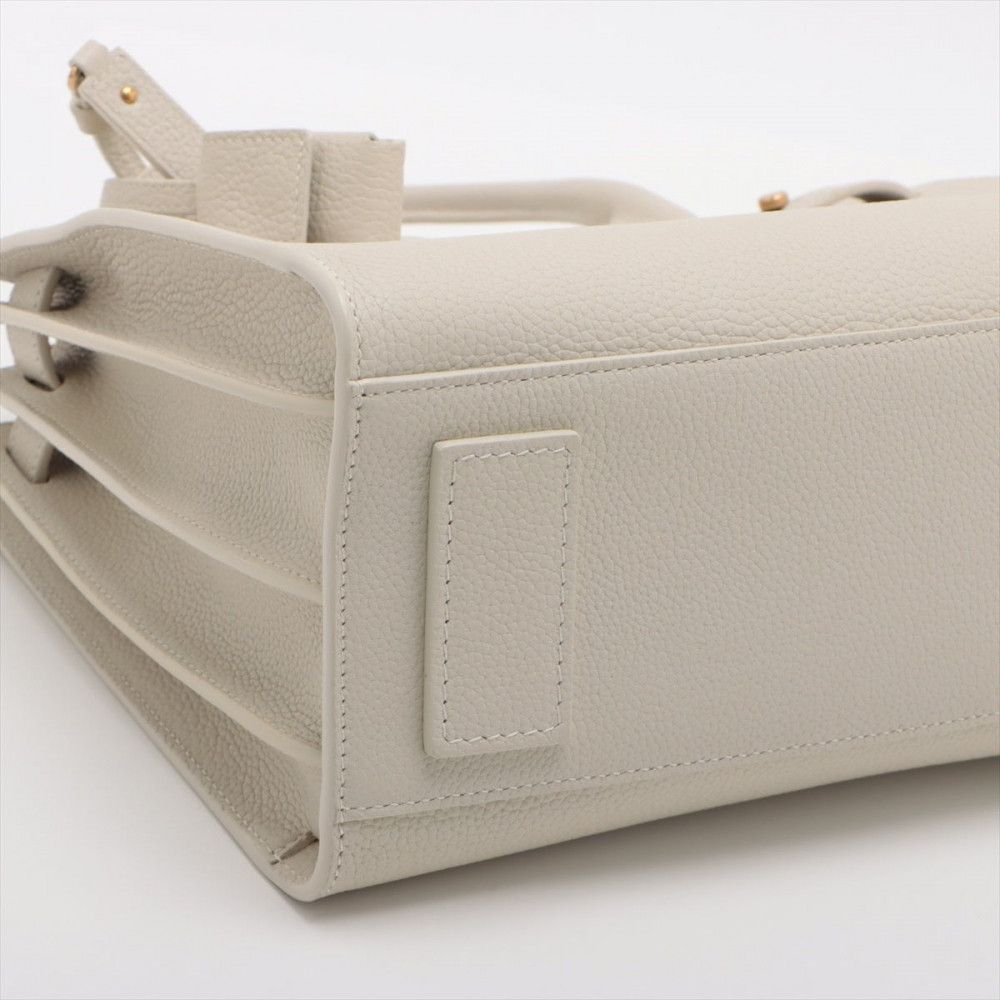 Saint Laurent Paris o1b1hav110924 Size: OS / Sac De Jour Leather Bag Off White Size ONE SIZE - 3 Thumbnail