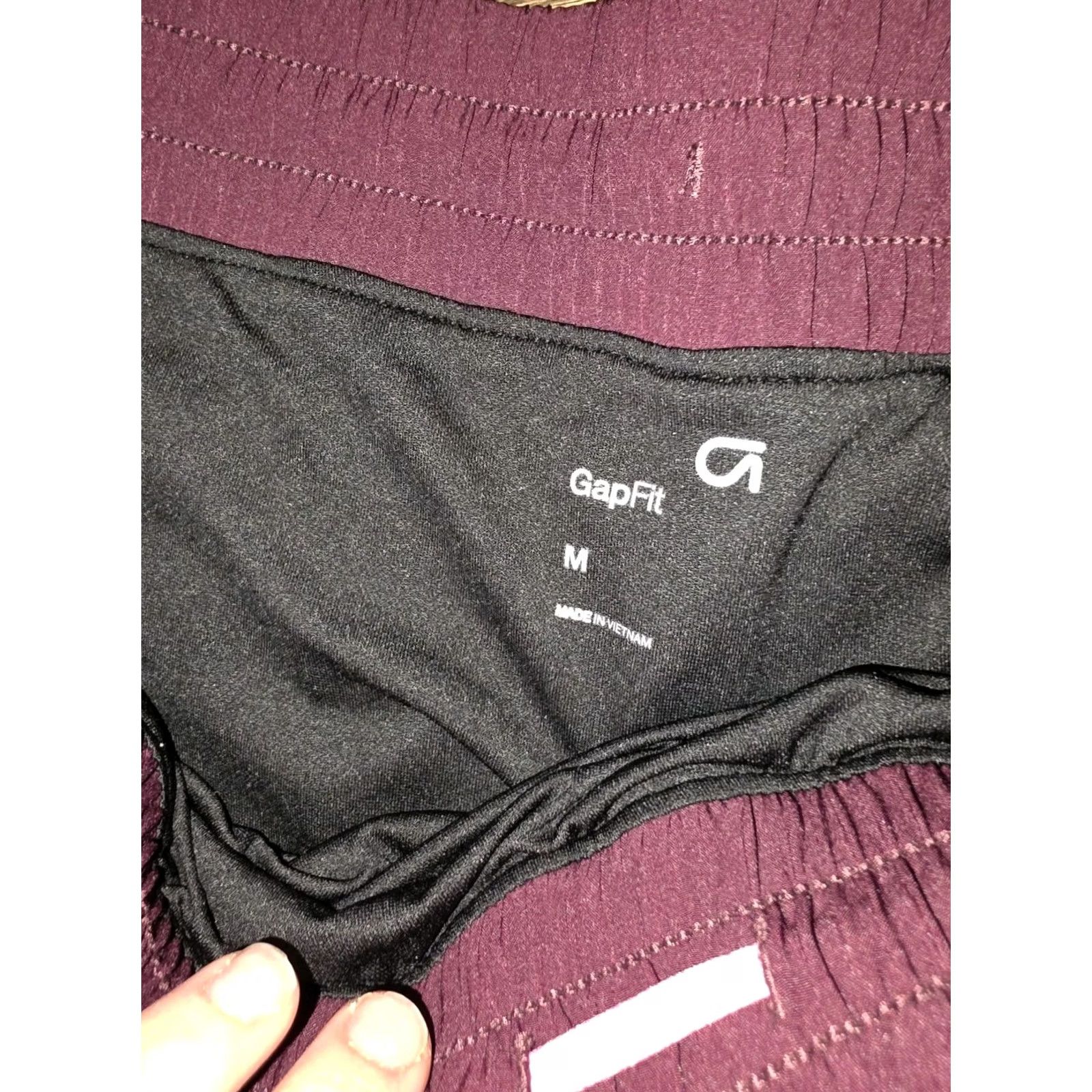 Vintage VINTAGE Gap Fit Lined Running Athletic Shorts Purple Pink Womens M Inseam 4 in Comfort Breathable Elastic Waist Easy Care Regular Size Mq Size 32" / US 10 / IT 46 - 4 Thumbnail