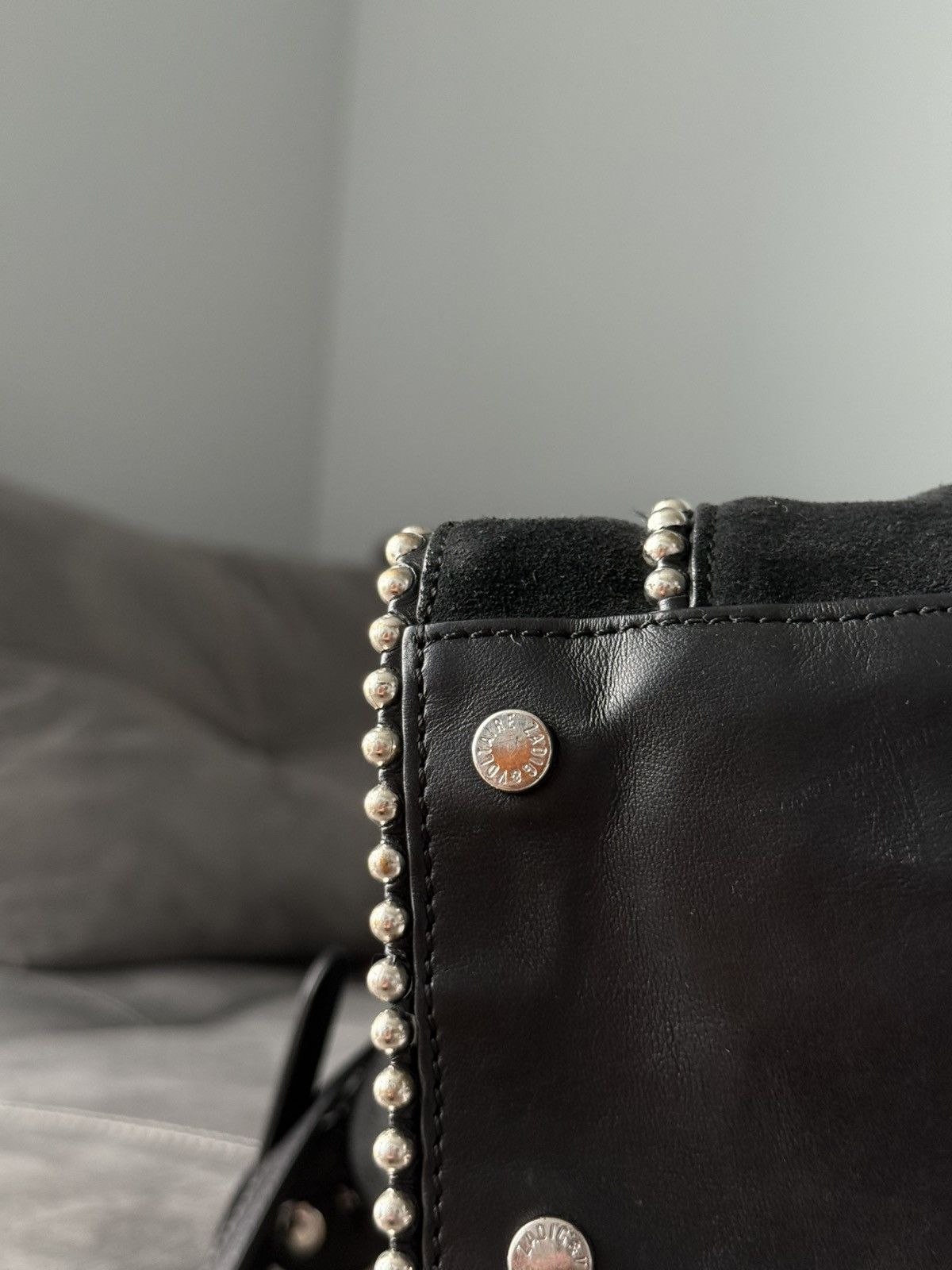 Zadig & Voltaire Zadig et Voltaire Bag Suede key lock Black Size ONE SIZE - 11 Thumbnail
