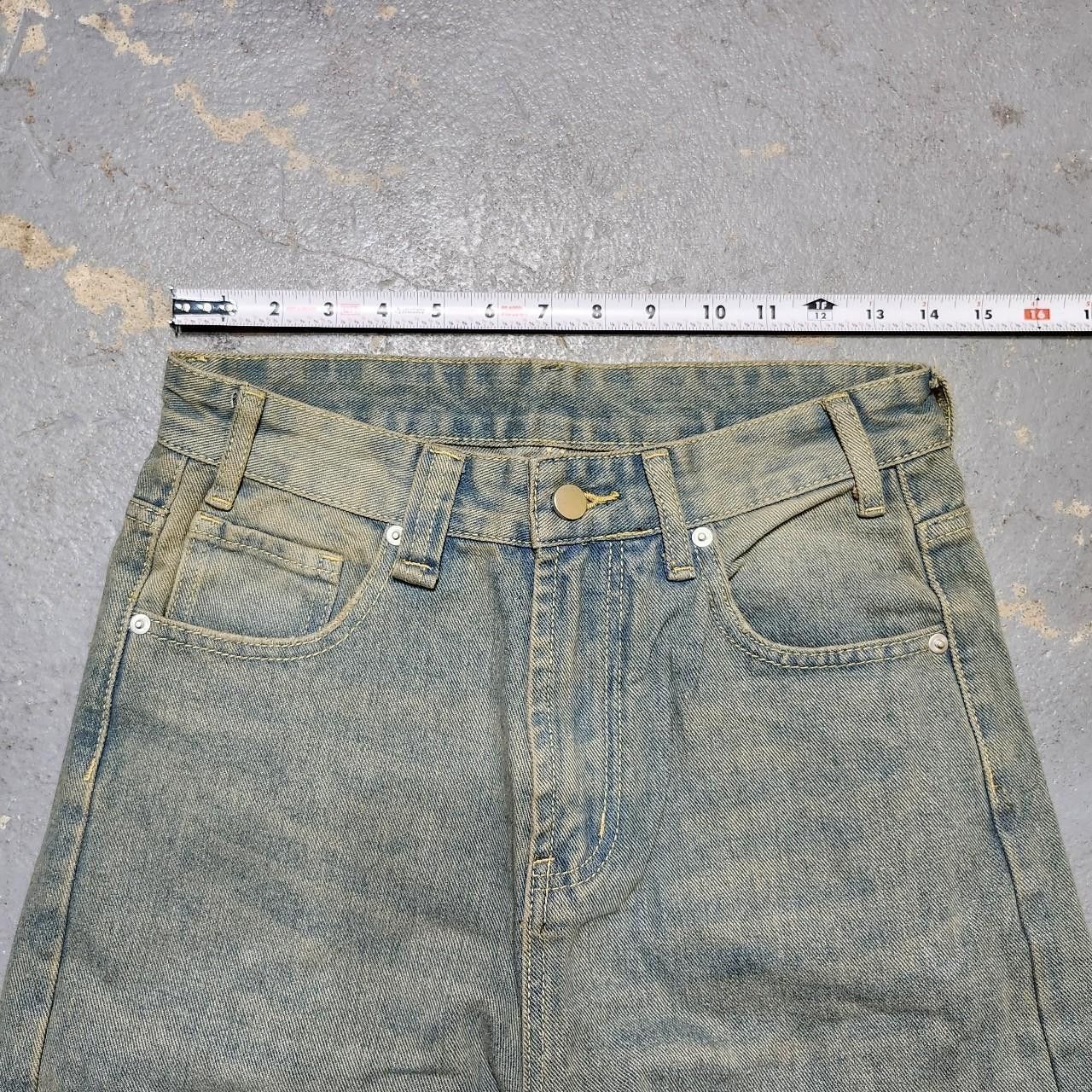 Japanese Brand Y2k/2000s baggy loose fit faded denim jeans Size US 28 / EU 44 - 4 Thumbnail