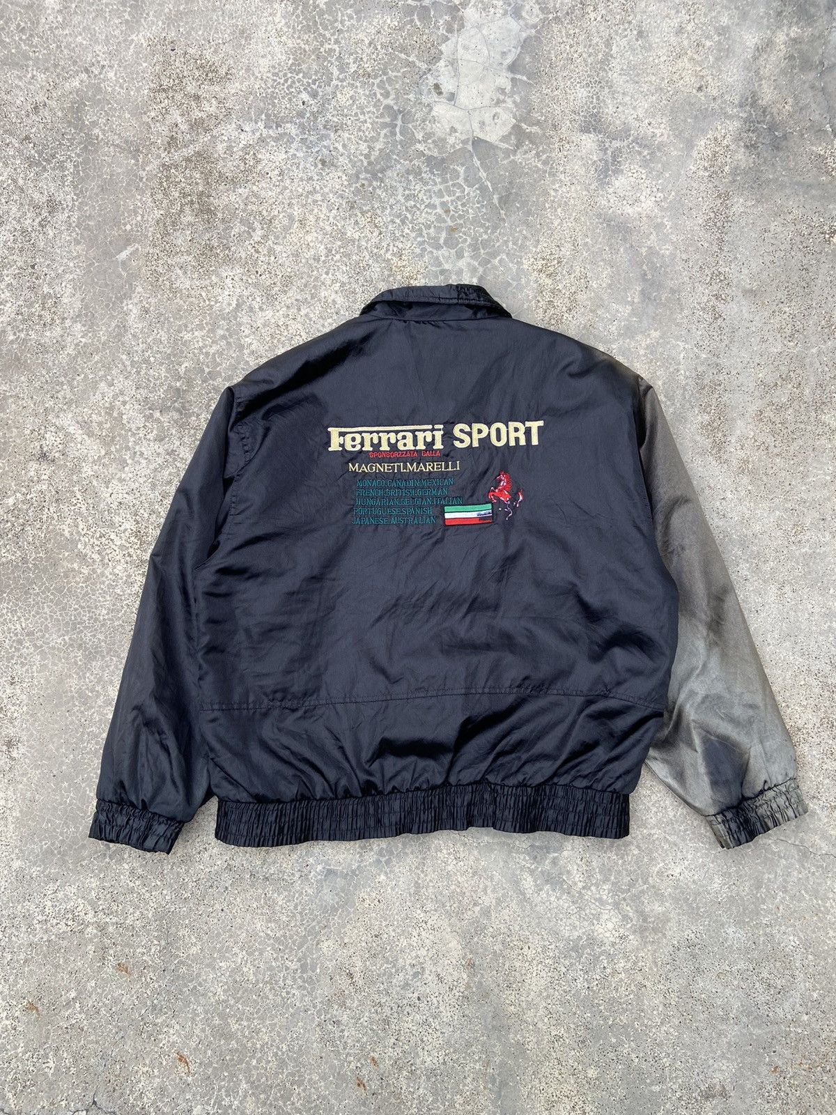 Ferrari Vintage 1990’s Ferrari By Magneti Marell Nylon Bomber Jacket Size US L / EU 52-54 / 3 - 1 Thumbnail