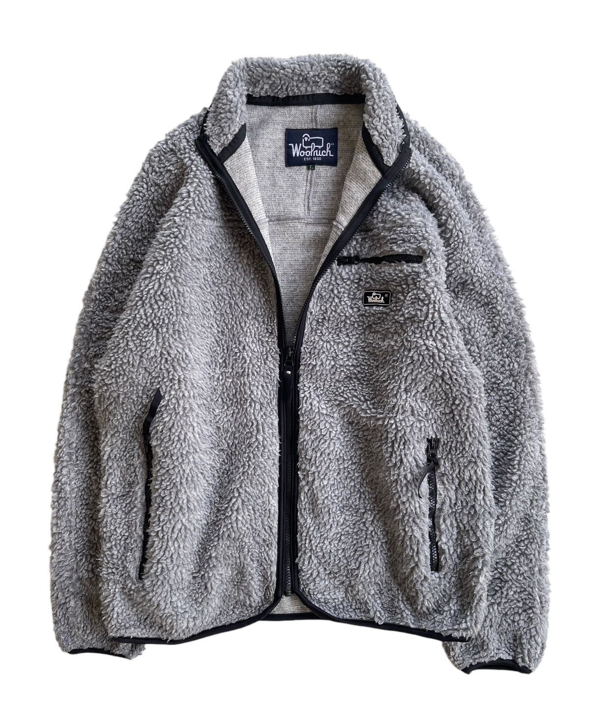Woolrich Woolen Mills 90s Woolrich Teddy Fleece Jacket Size US L / EU 52-54 / 3 - 2 Thumbnail