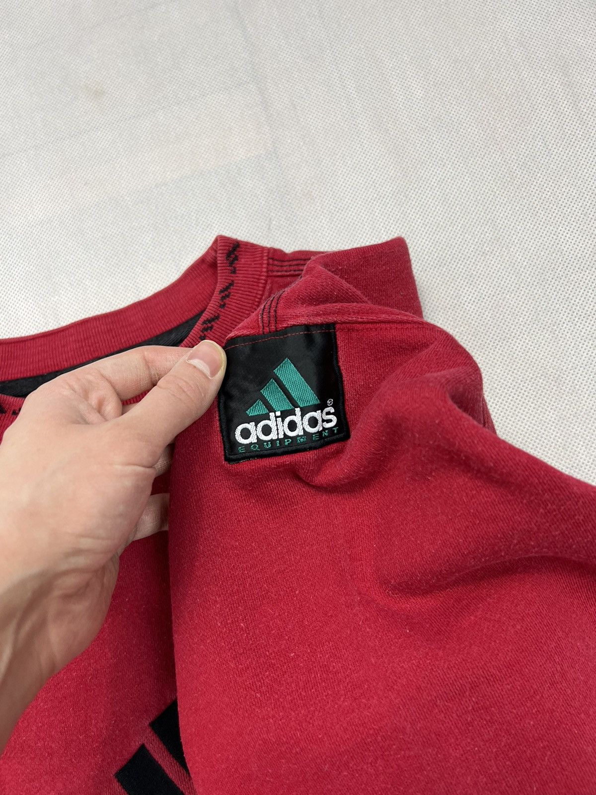 Adidas × Vintage Sweatshirt Adidas Equipment vintage 90’s big logo Size US M / EU 48-50 / 2 - 3 Thumbnail