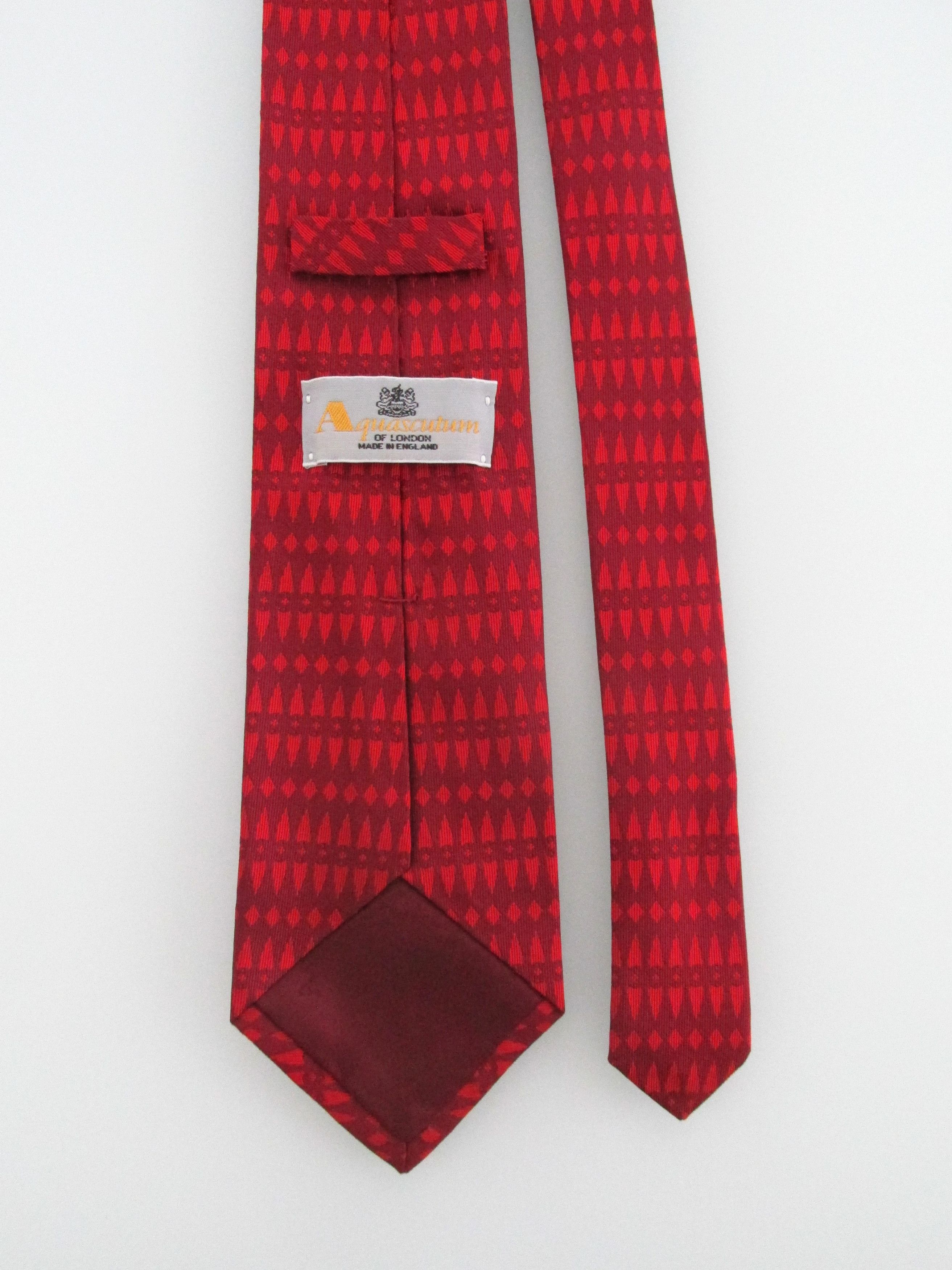 Aquascutum Aquascutum Men's Silk Tie Size ONE SIZE - 4 Thumbnail