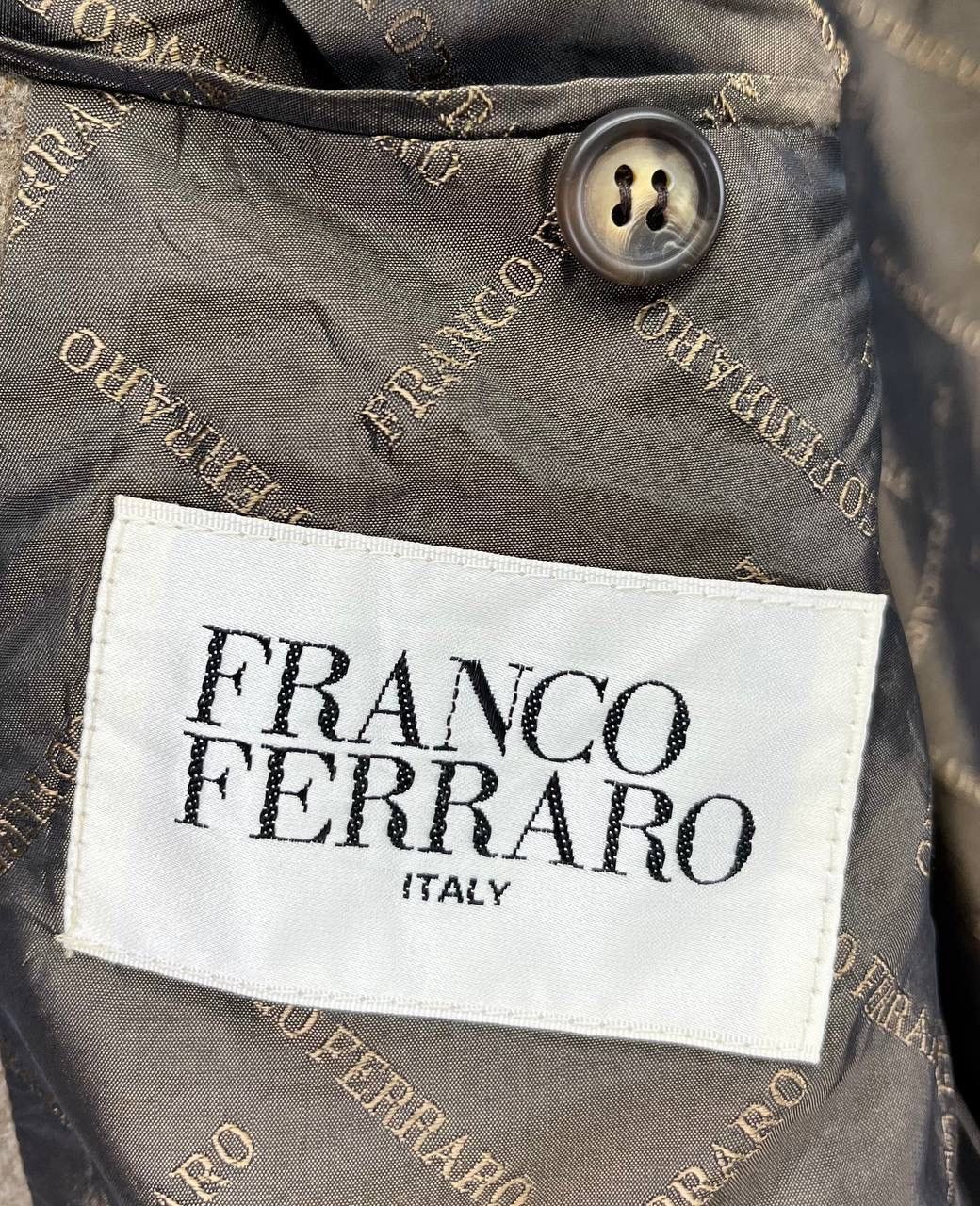 Vintage Vintage Franco Ferraro Luxury Wool Blazer Coat Jacket Size US L / EU 52-54 / 3 - 8 Thumbnail