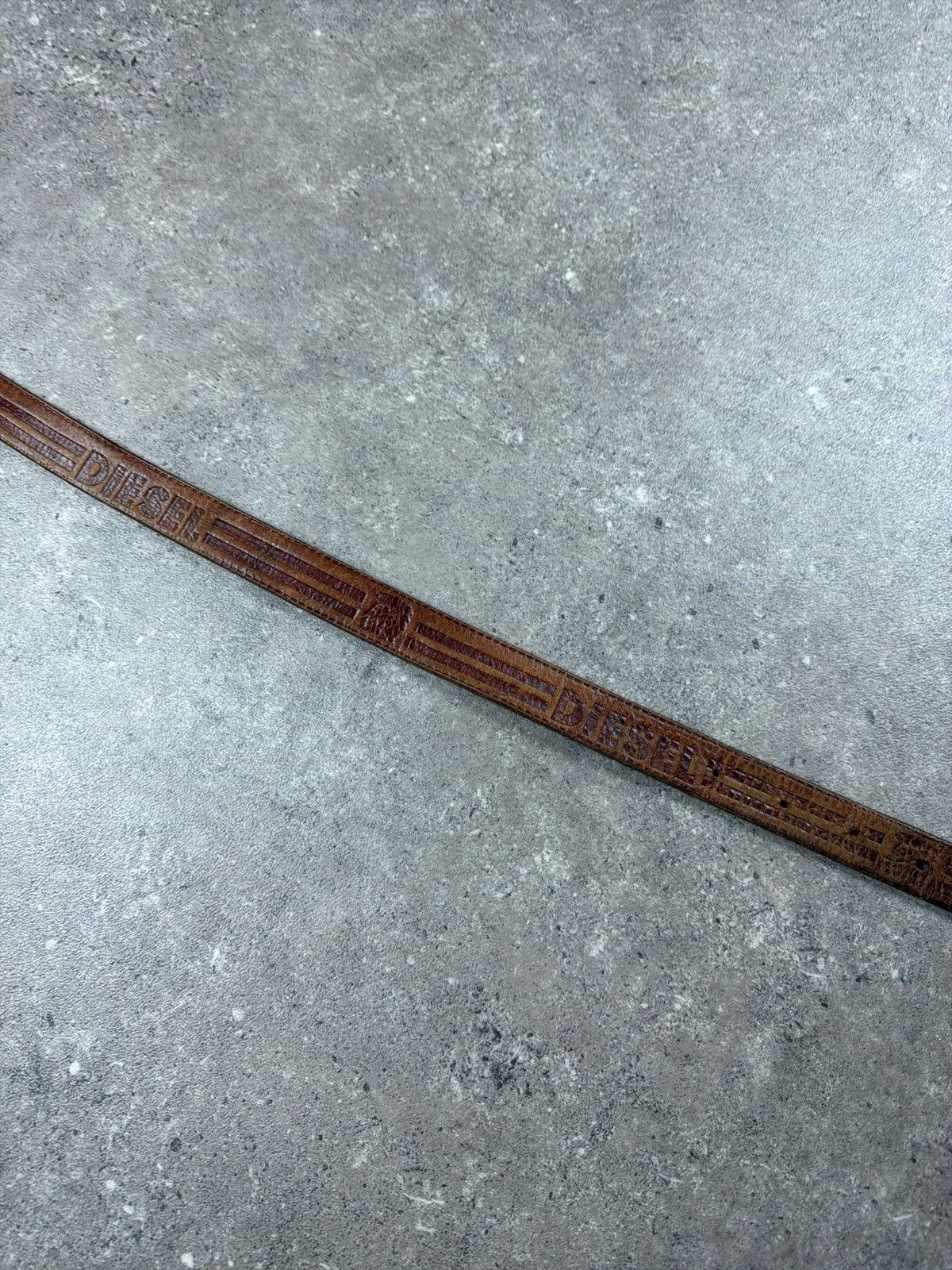 Diesel Vintage Leather Diesel Belt Size ONE SIZE - 6 Thumbnail