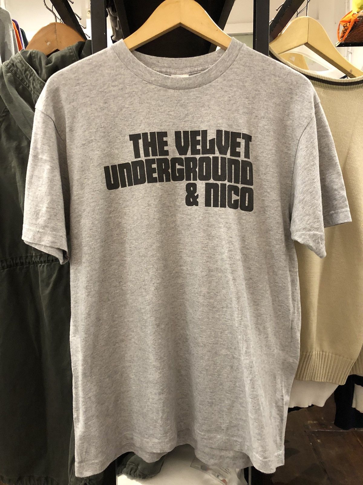 image of Band Tees x Rock Band The Velvet Undeground And Nico Shirt in Grey, Men's (Size Large)