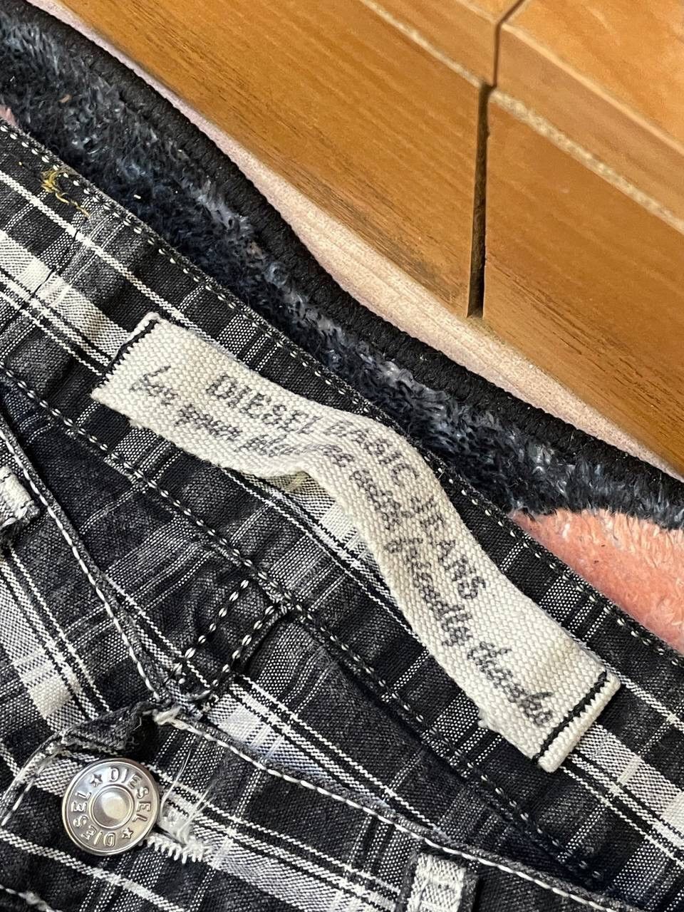Diesel × Vintage Diesel Industry Vintage Check Denim Pants Size US 32 / EU 48 - 6 Thumbnail