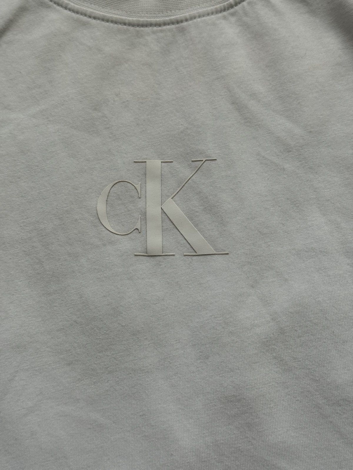 Calvin Klein × Designer Calvin Klein centre logo t-shirt Size XS / US 0-2 / IT 36-38 - 3 Thumbnail
