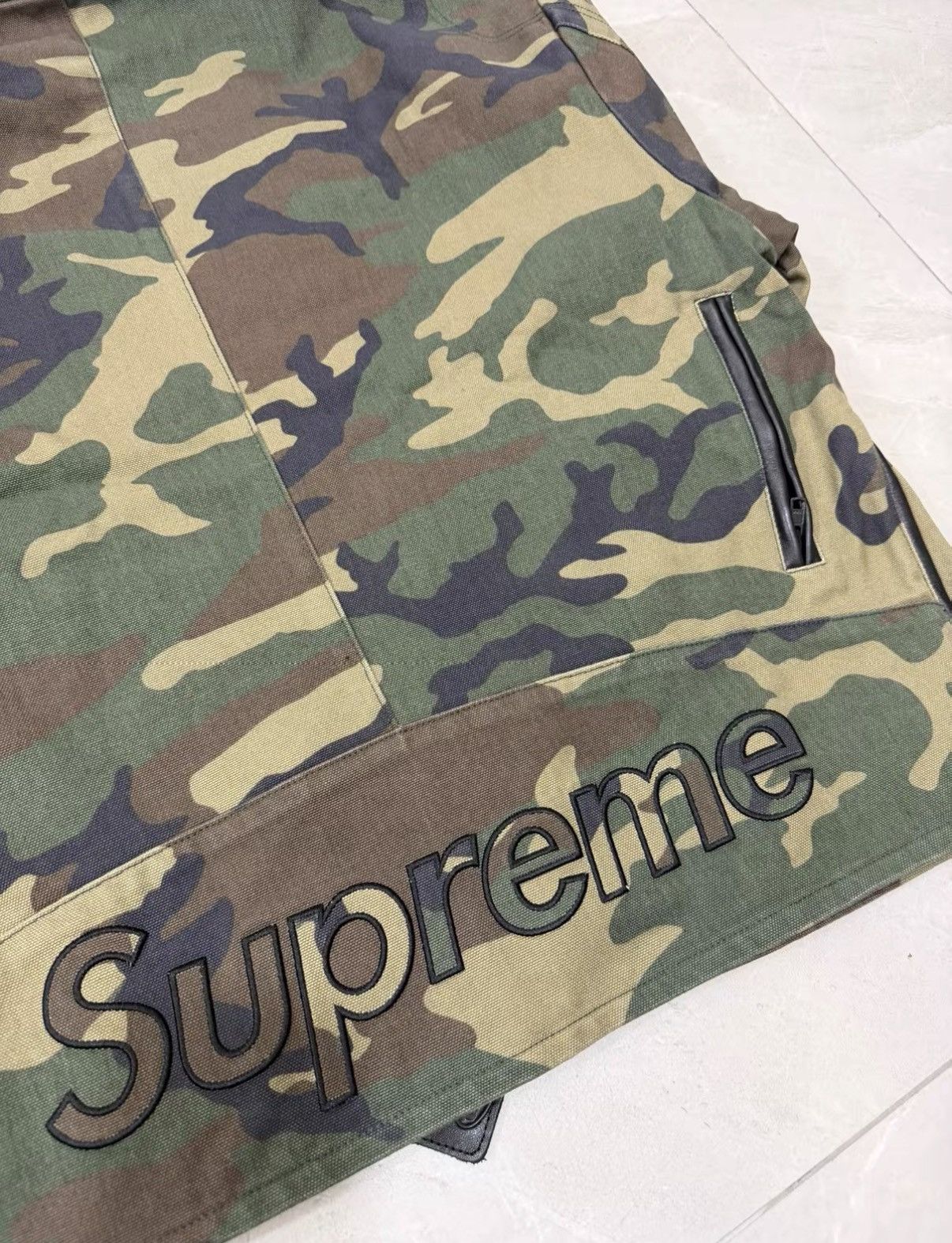Supreme Supreme × Vanson Leathers x Cordura SS26 Zip Jacket J34 Size US L / EU 52-54 / 3 - 7 Thumbnail