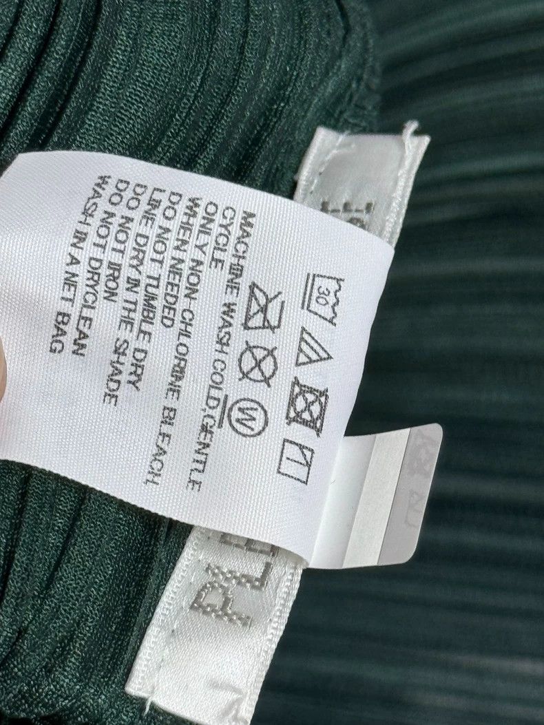 Issey Miyake Issey Miyake size:3 Dark green pleated and colorful long-s Size S / US 4 / IT 40 - 4 Thumbnail
