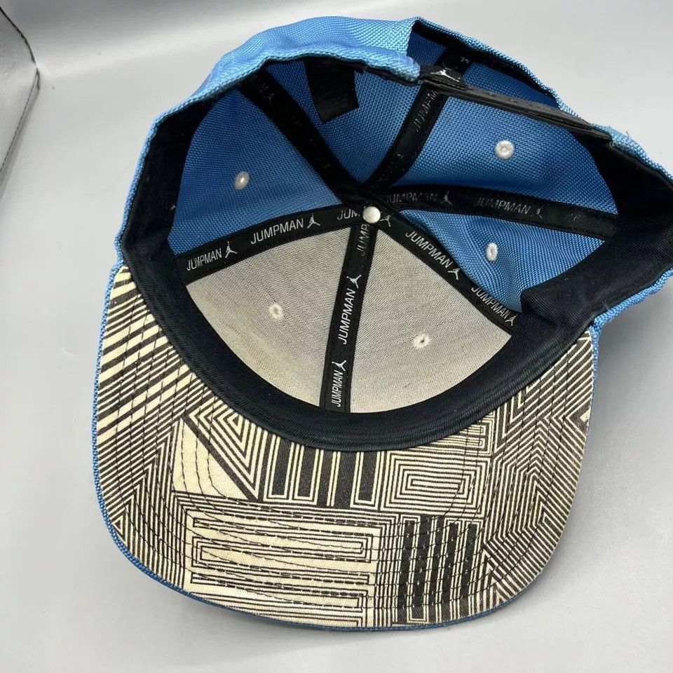 Jordan Brand Air Jordan Hat Men Blue Black Lines Jumpman Snap Back Cap Size ONE SIZE - 5 Thumbnail