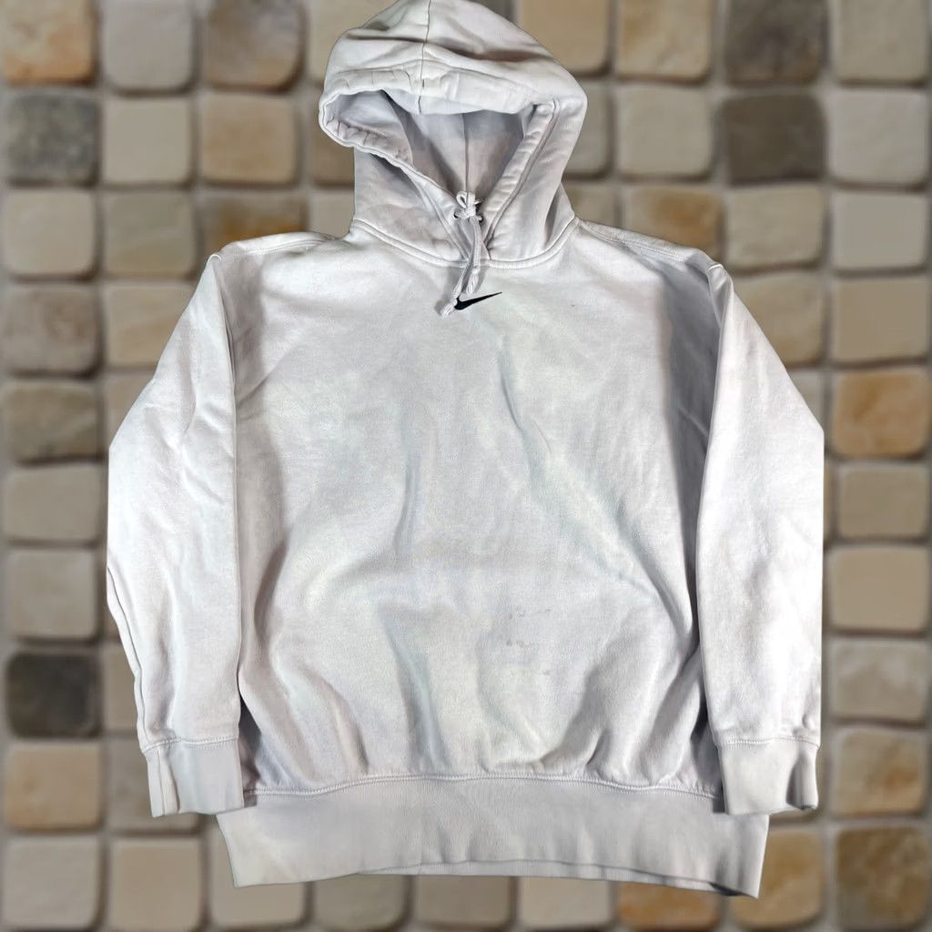 Nike Nike Center Swoosh Logo Pullover Hoodie Mens S Gray Sweatshirt Performance Size US S / EU 44-46 / 1 - 1 Thumbnail