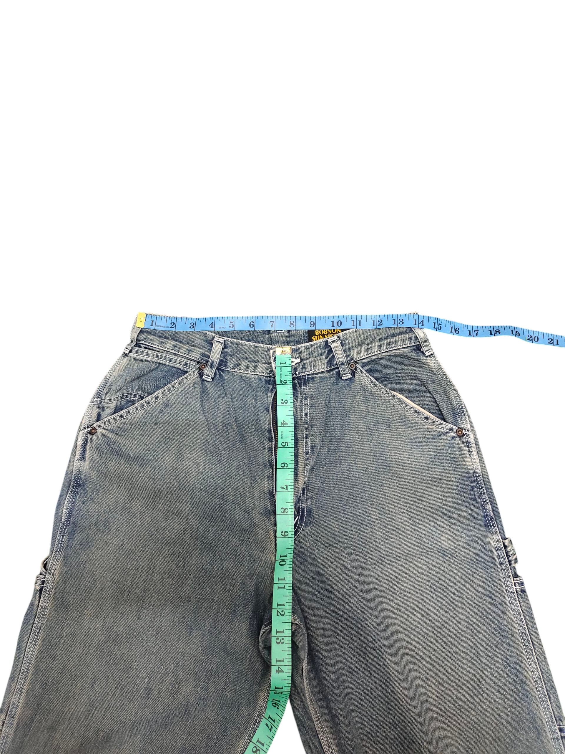 Hysteric Glamour Vintage 90s Bobson Carpenter Wide Loose Denim Pants Size US 29 - 15 Thumbnail
