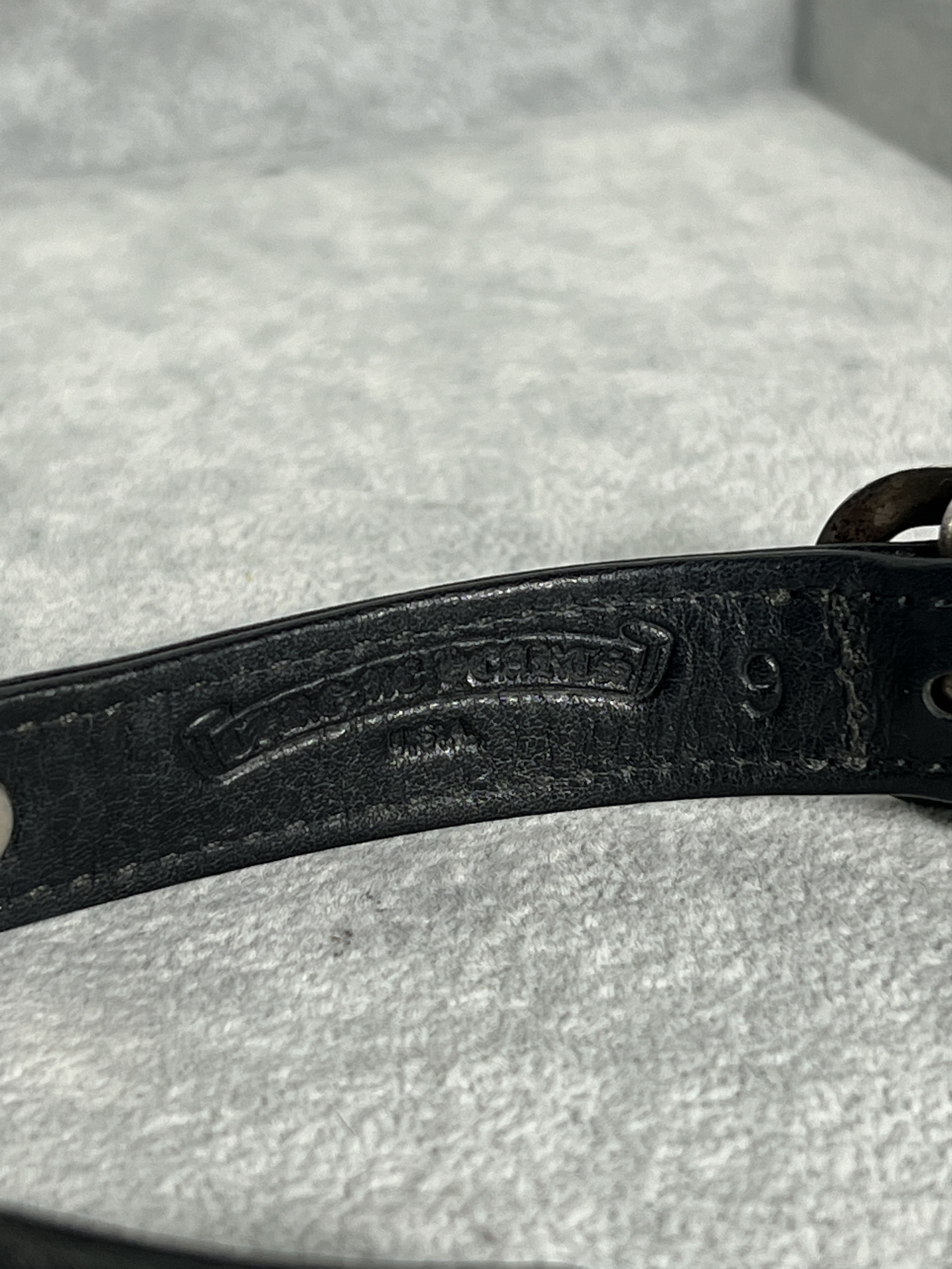 Chrome Hearts Chrome Hearts Leather Bracelet Cross Buckle 925 Size ONE SIZE - 5 Thumbnail