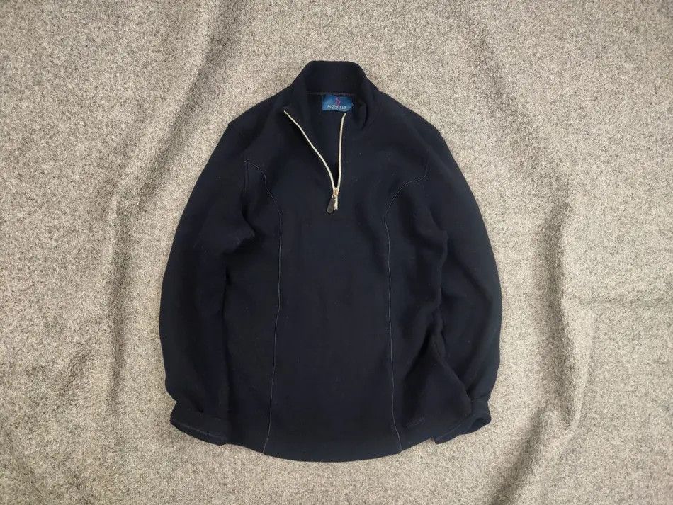 Moncler Vintage 90s Moncler Grenoble Husky trevira Pullover Fleece Size L / US 10 / IT 46 - 1 Thumbnail