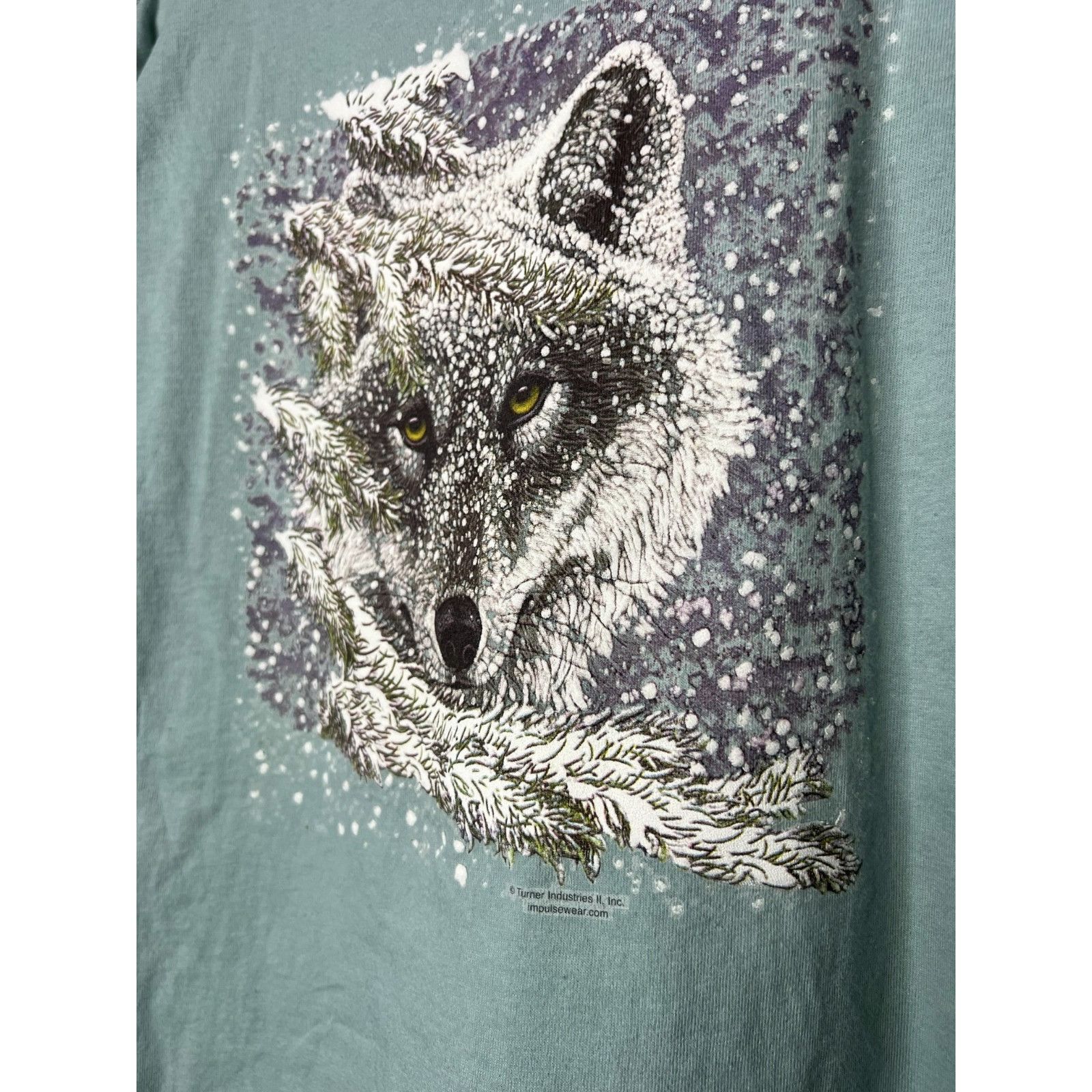 Other Vintage 80s Winter Wolf Animal Nature T-Shirt Size LG USA Ou Size US L / EU 52-54 / 3 - 3 Thumbnail
