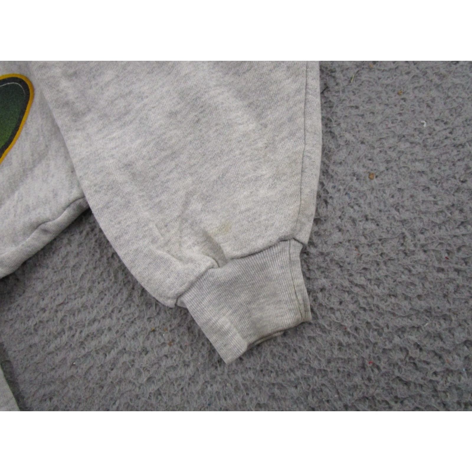Spell VINTAGE 90s Green Bay Packer Chest Spell Out Cliff Engle Sweatshirt NFL Men L Gray Cotton Logo Sweater Pullover Football All Seasons Hooded Size US L / EU 52-54 / 3 - 5 Thumbnail
