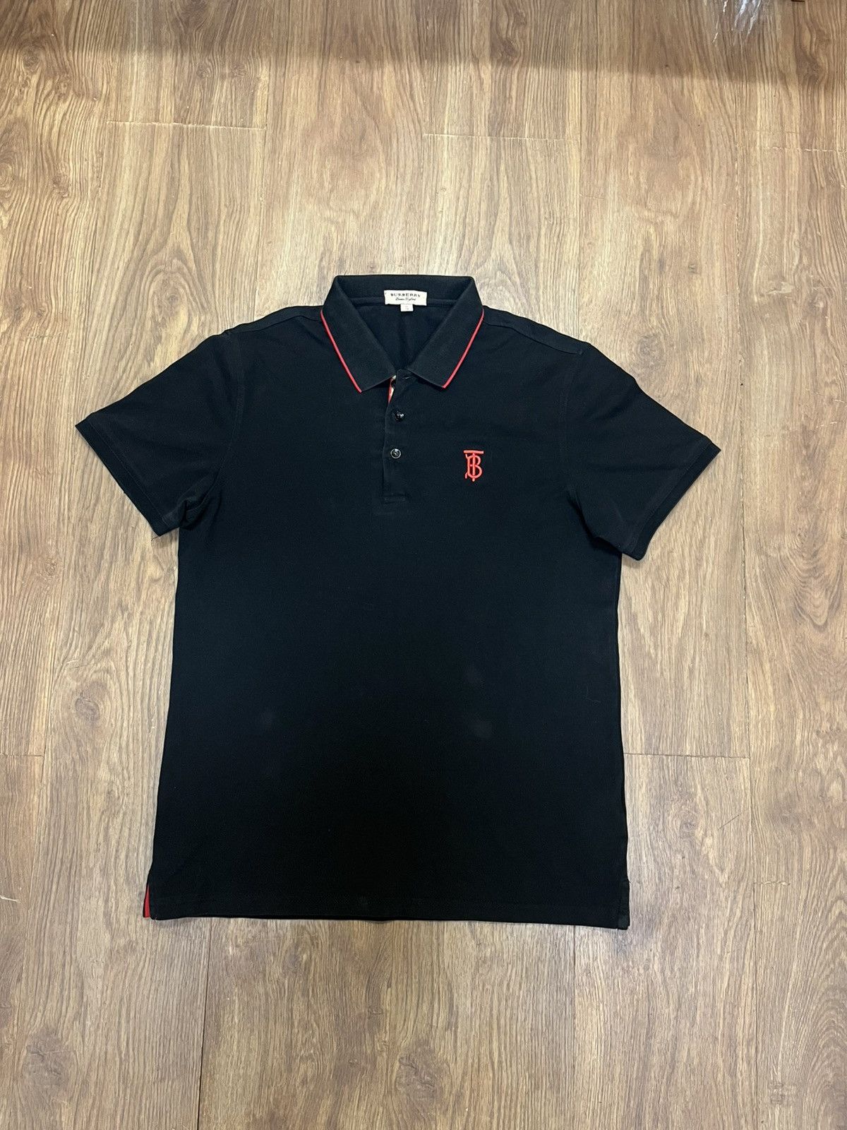 Burberry × Vintage Polo Burberry London s-hirt M Black Size US M / EU 48-50 / 2 - 1 Thumbnail