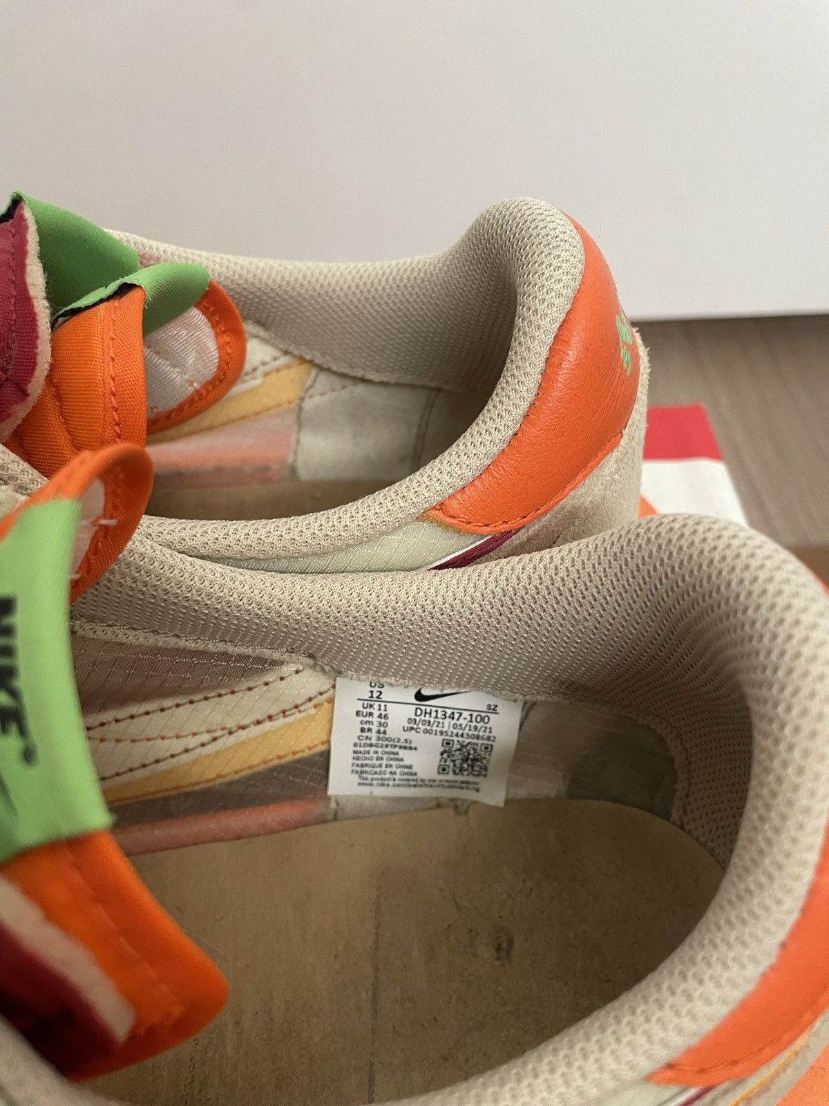 Nike × Sacai Nike sacai x Clot x LDWaffle mens shoe Size US 12 / EU 45 - 10 Thumbnail