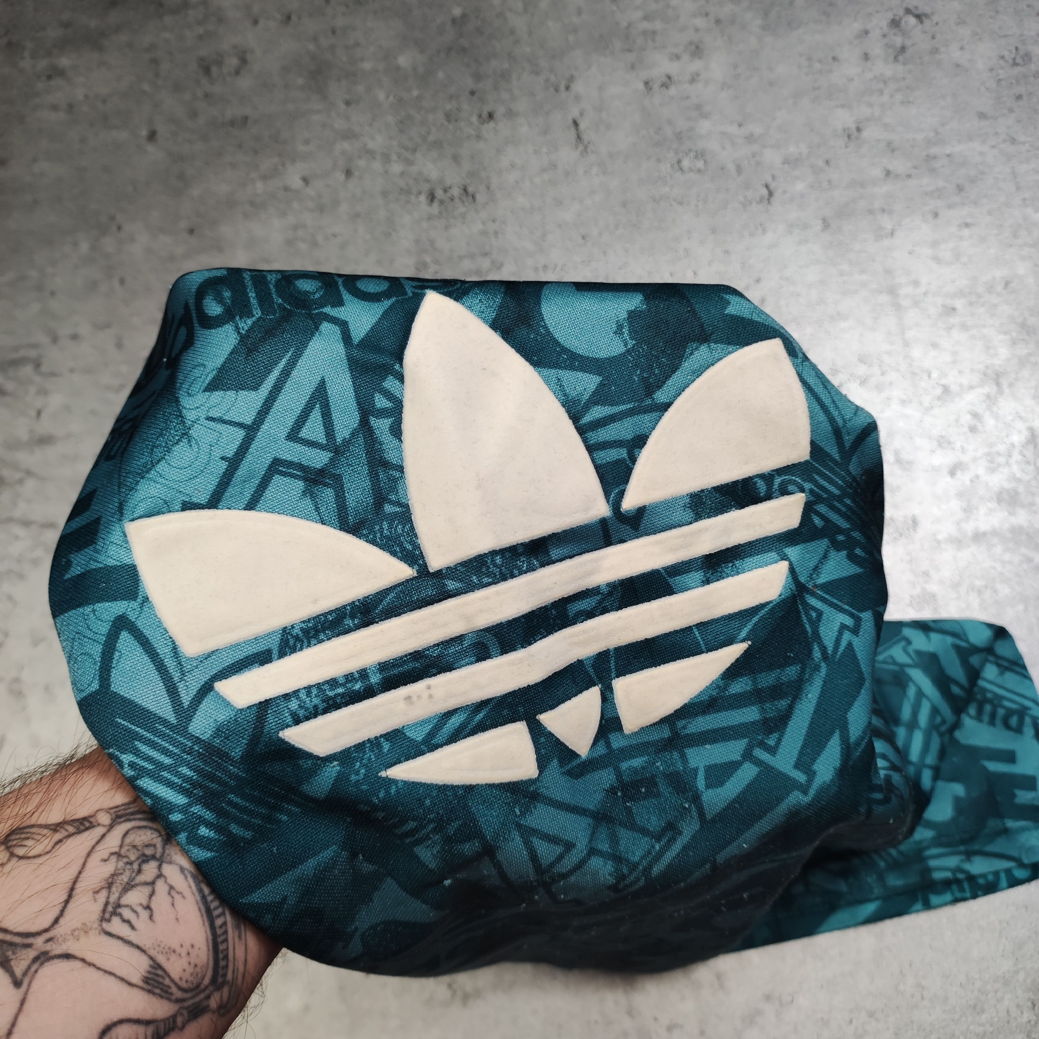 Adidas × Vintage Vintage RARE 90s Adidas Originals Big Logo Football Jersey Size US L / EU 52-54 / 3 - 7 Thumbnail