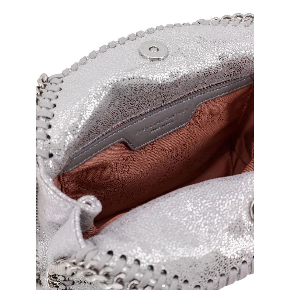 Stella McCartney STELLA MCCARTNEY Falabella Tiny Silver Tote Bag New/Authenti Size ONE SIZE - 4 Thumbnail
