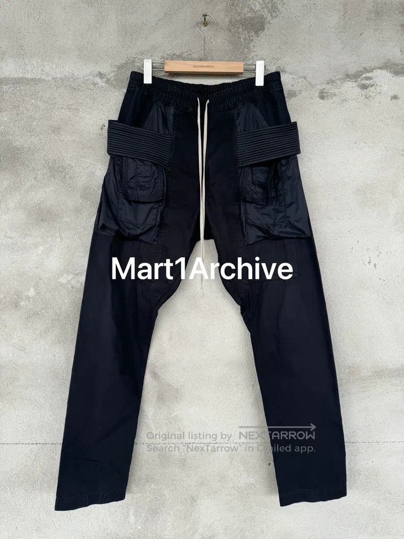 Rick Owens RICK OWENS size M Classic Black Double Ring Pants Size US 27 - 1 Thumbnail