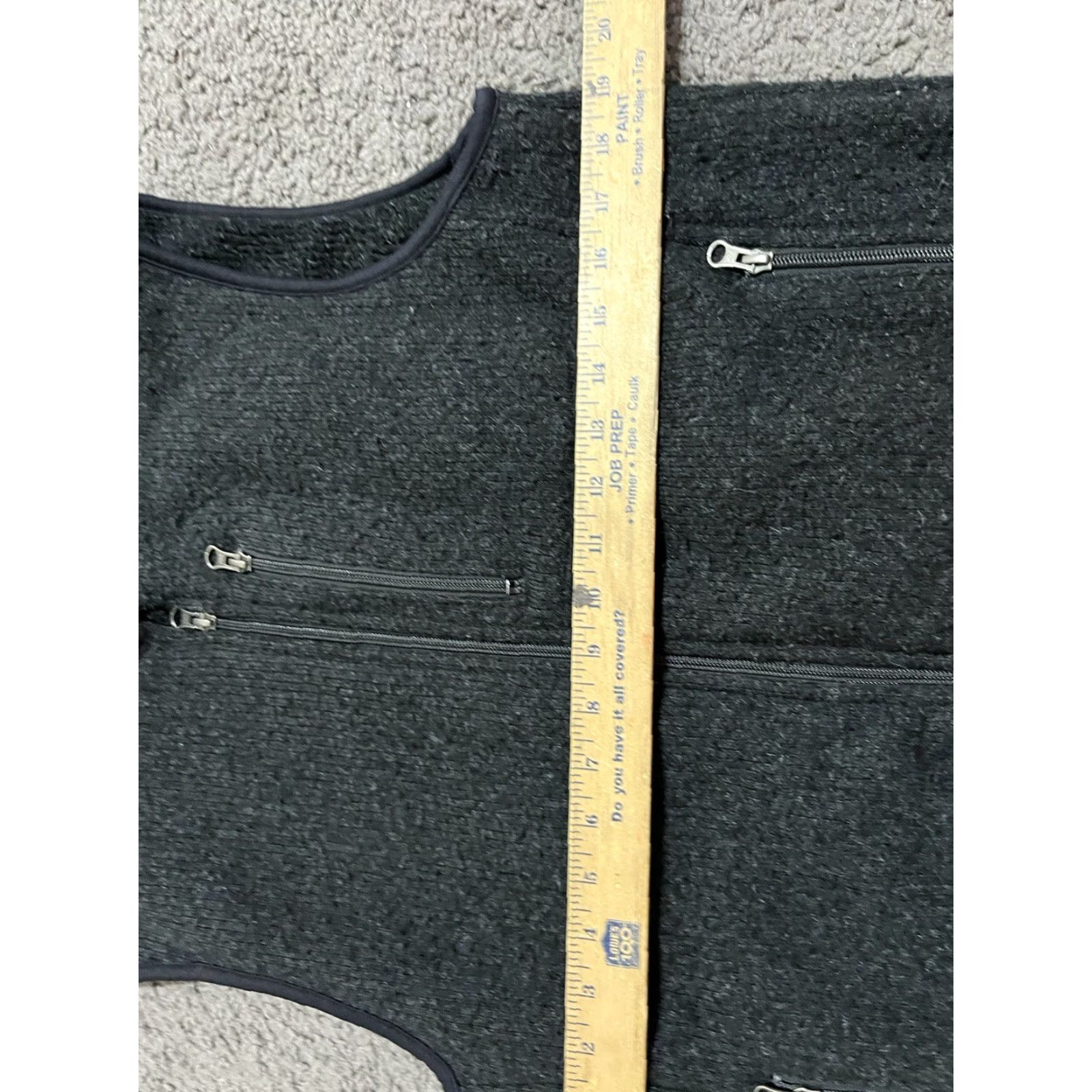 Eddie Bauer Eddie Bauer Vest Mens Small Black Full Zip Sweater Vest Pockets Outdoor Mock Neck Knit Polyester Size US S / EU 44-46 / 1 - 5 Thumbnail