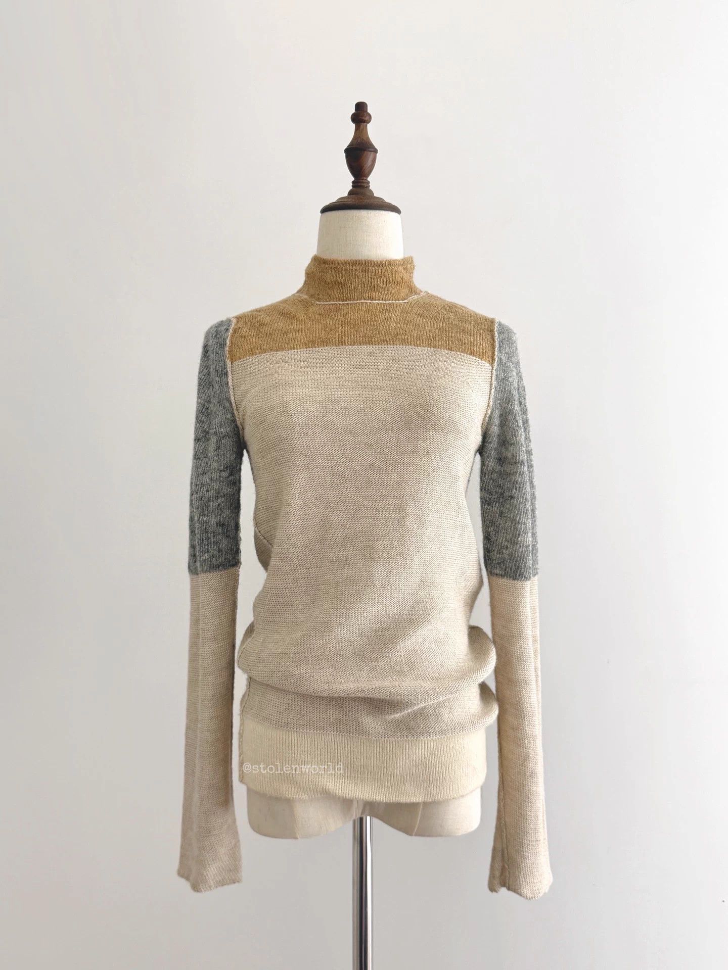 Comme des Garcons Comme des Garçons 1998aw Linen-Silk Wool Panel Top Size F Size S / US 4 / IT 40 - 5 Thumbnail