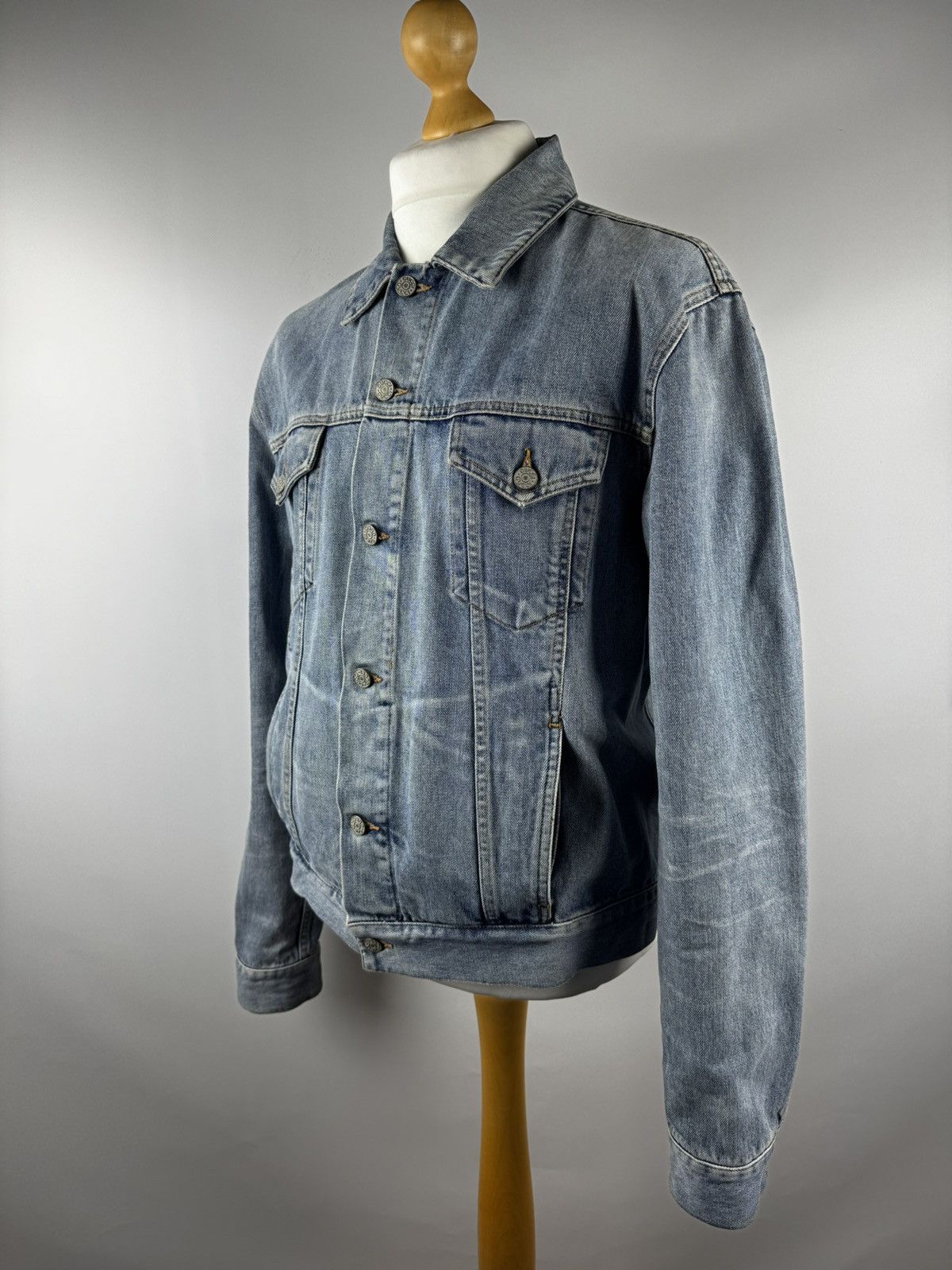Gucci × Vintage Gucci Denim Jacket Vintage Rare Size US L / EU 52-54 / 3 - 3 Thumbnail